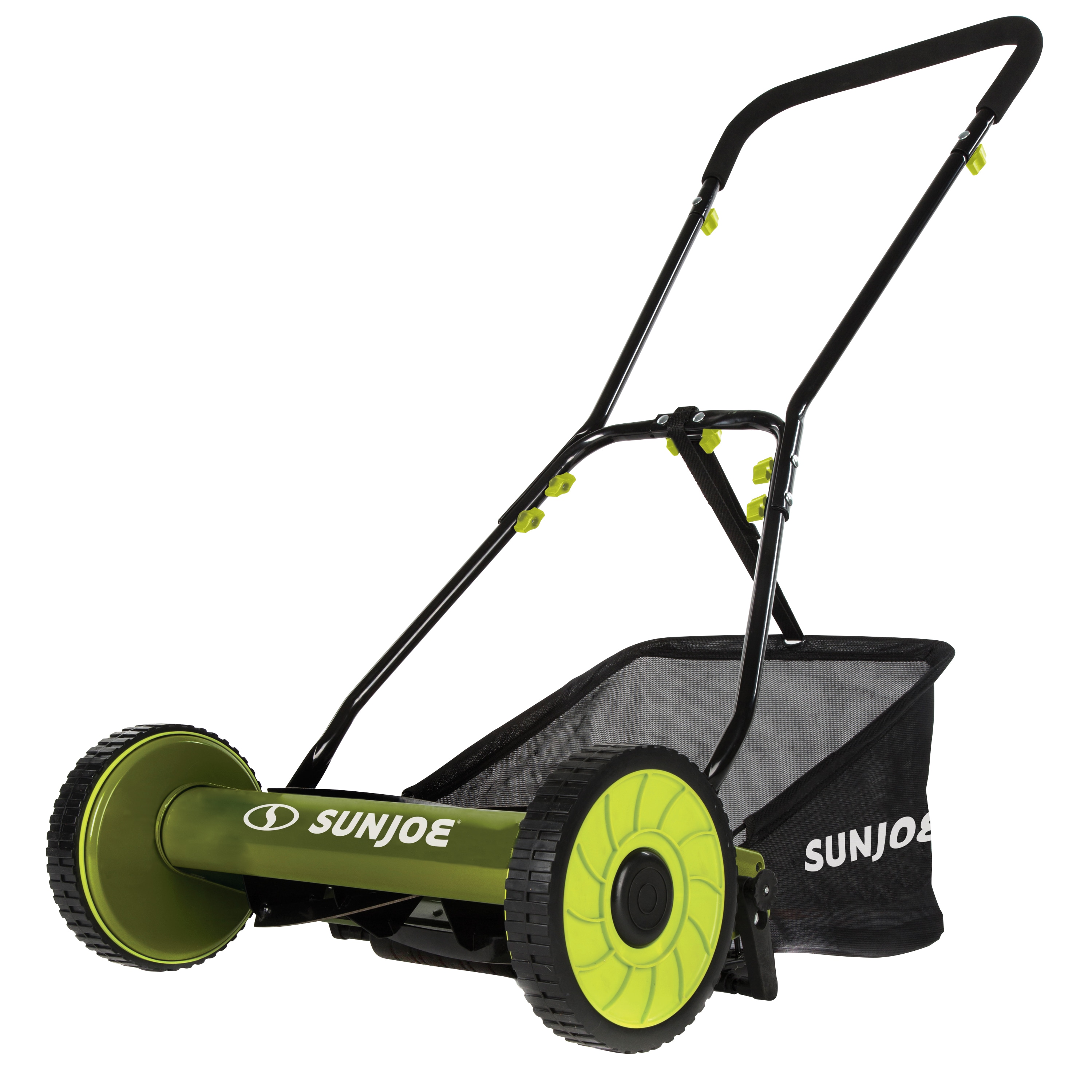 Sun Joe Electric 16-inch Reel Lawn Mower W/ Grass Catcher, 6.5-Amp