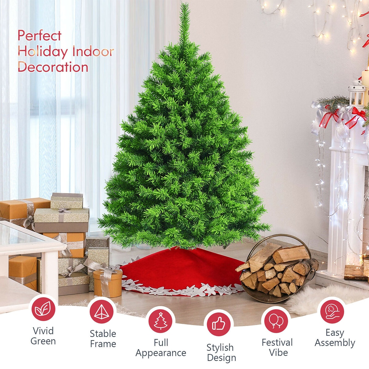 WELLFOR CM-HJY-23574 Artificial-Christmas-Trees - View #5