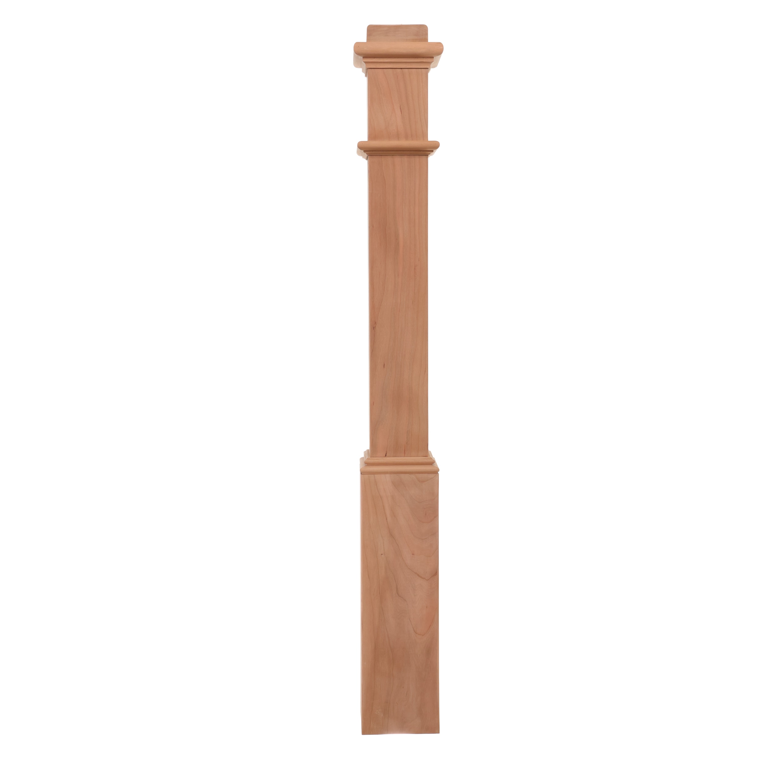 RELIABILT WG991PLCHE 56-in x 6.25-in Unfinished Cherry Classic Universal Stair Newel Post