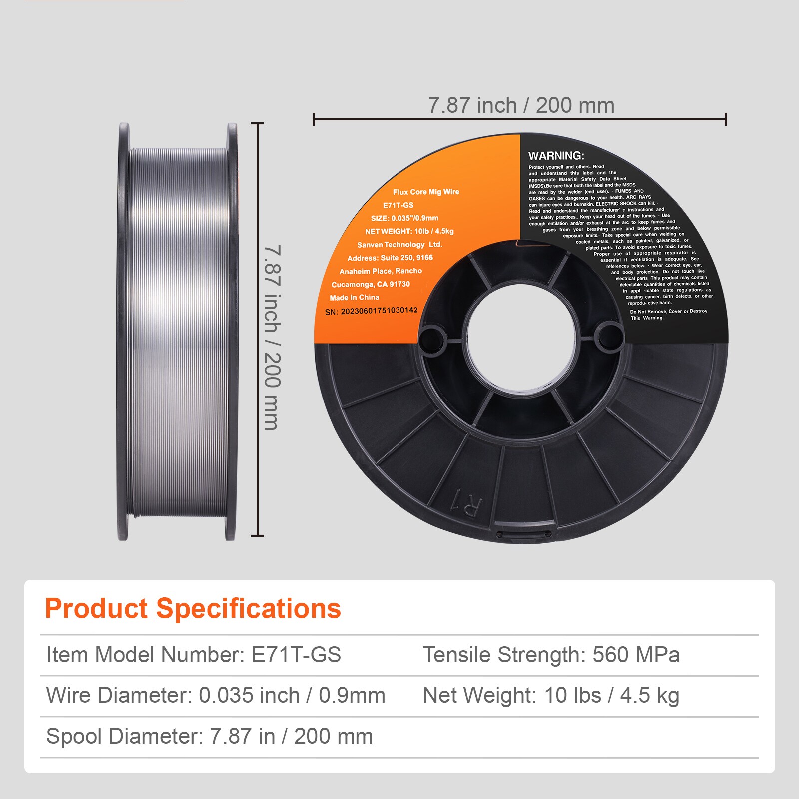 SVOPES SVOPESYXHSJMI05001V0 Consumable-Welding-Wire - View #7