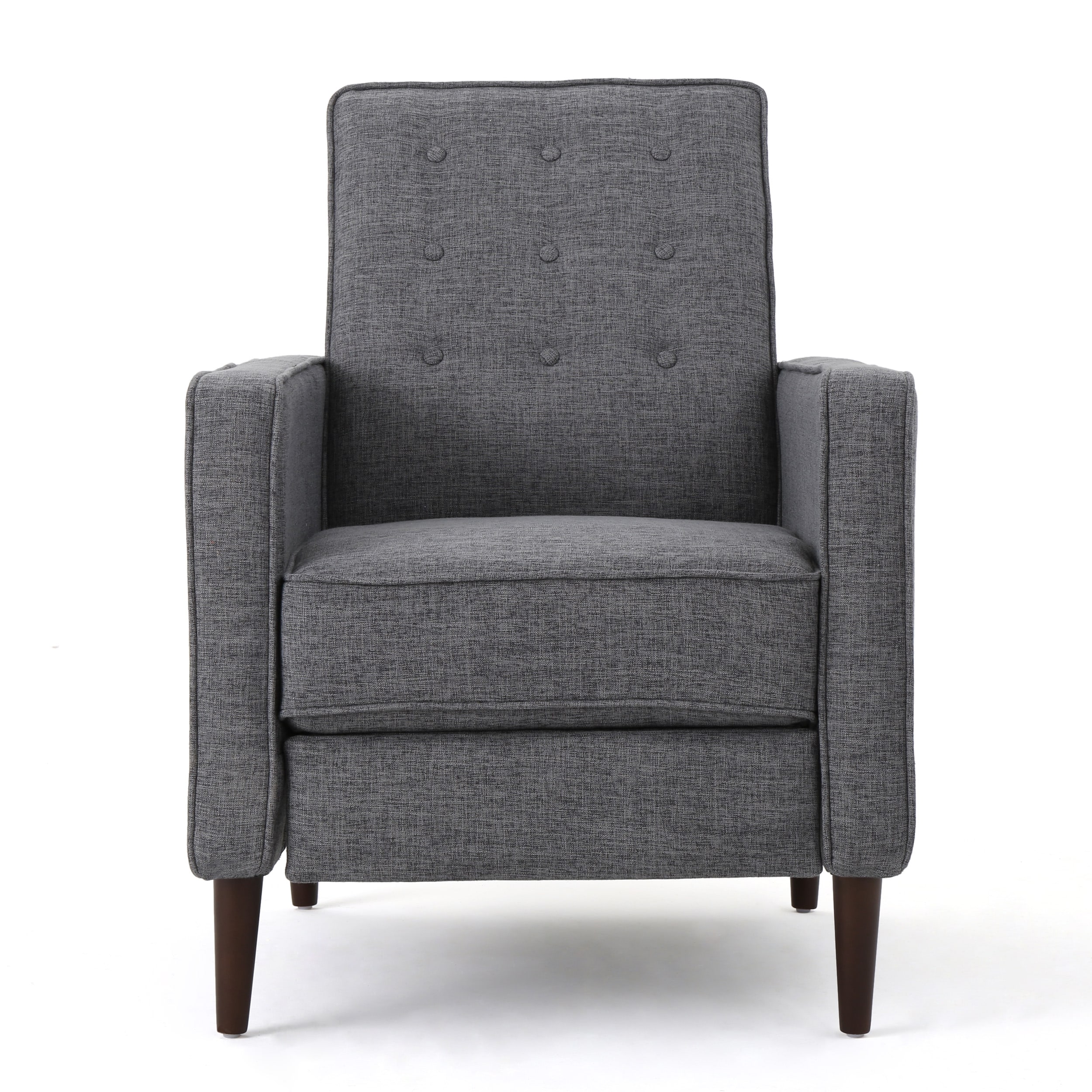 Best Selling Home Decor 300595 Gray Polyester Upholstered Tufted Recliner