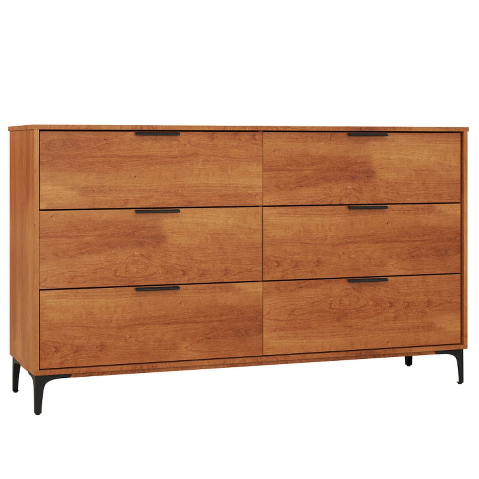 dresser 65 inches long Amazon.com: Furmax 6 Wood Drawers Dresser for Bedroom, Double Dresser for  TV up to 65 inch, TV Stand Storage Chest of Drawers for Living Room Hallway  Entryway (White) : Home & Kitchen