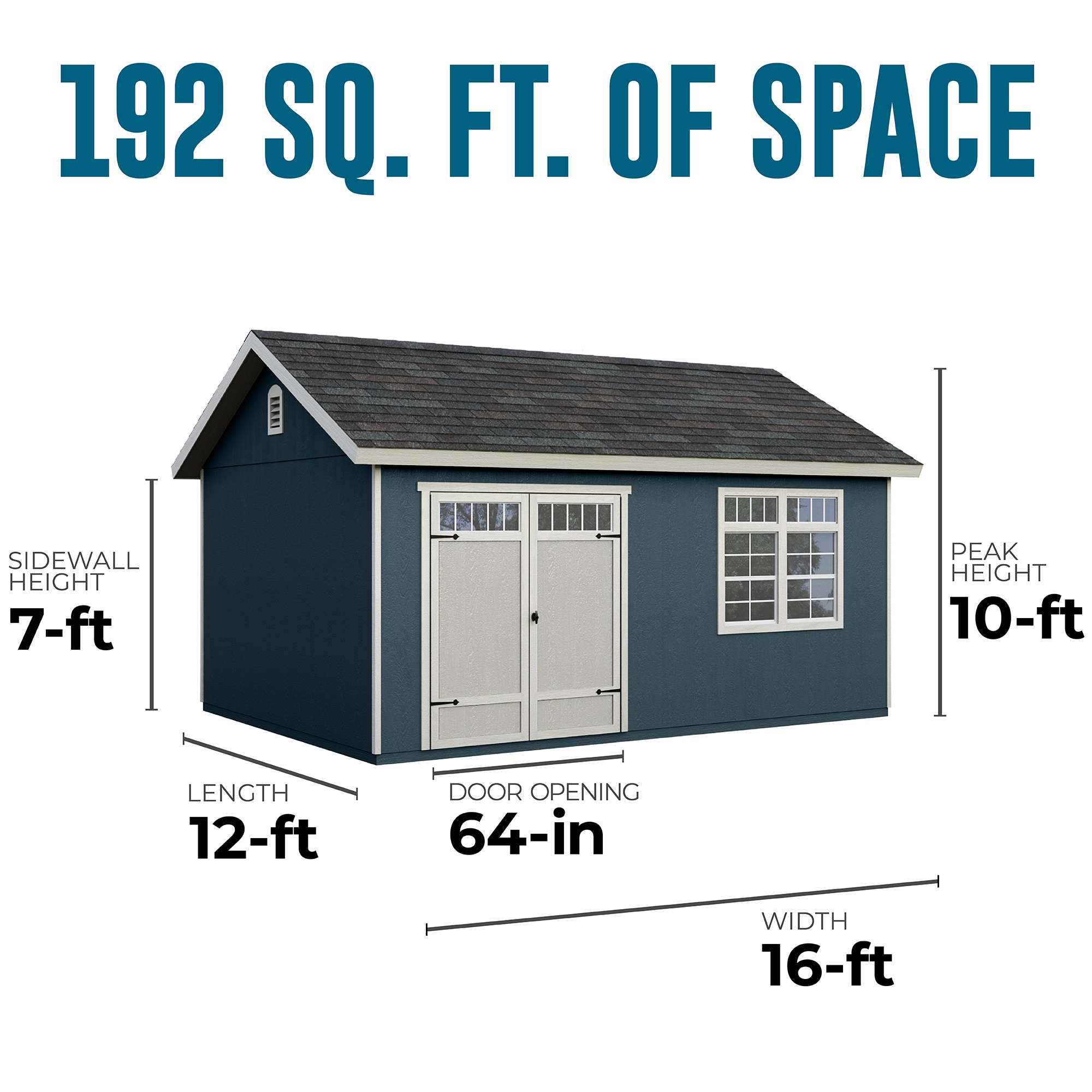 Heartland 63447-5 Wood-Storage-Buildings - View #4