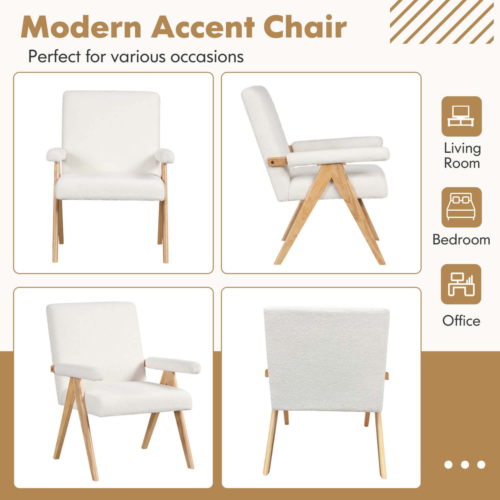 Costway HCST04285 chairs - View #3