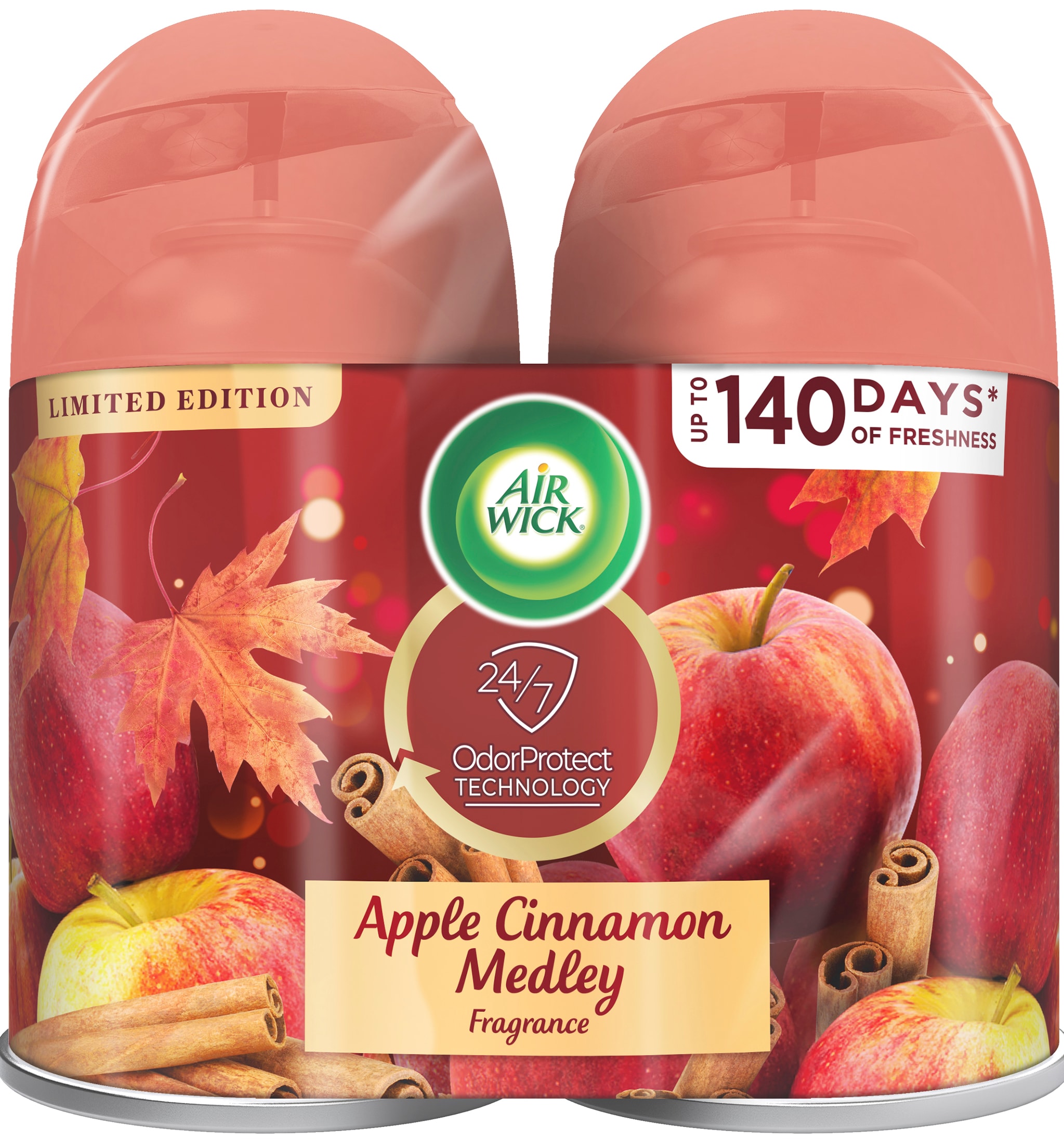 Air Wick Freshmatic Ultra 5.89 -oz Apple Cinnamon Refill Air Freshener 2 -Pack