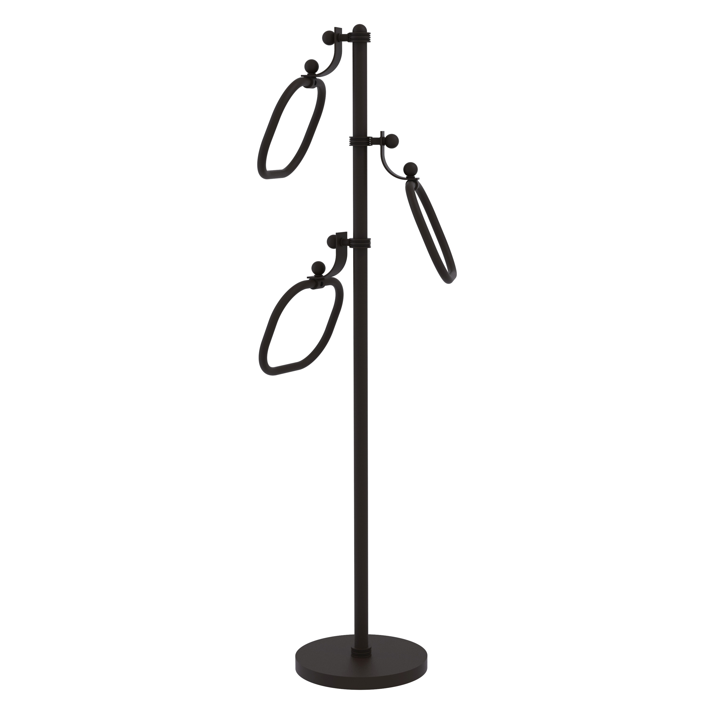 Allied Brass TS-83D-ORB Oil-rubbed bronze Freestanding floor Single Towel Ring