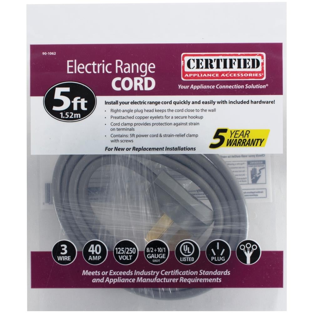 Certified Appliance Accessories 90-1062 Appliance-Power-Cords - View #9