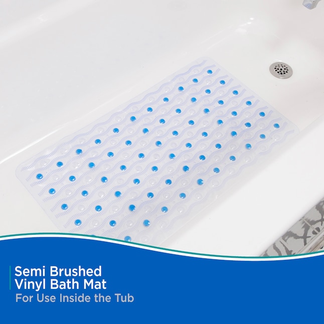 Kenney 27.5-in x 15.5-in Rubber Bath Mat Kenney 27.5-in x 15.5-in Rubber Bath Mat