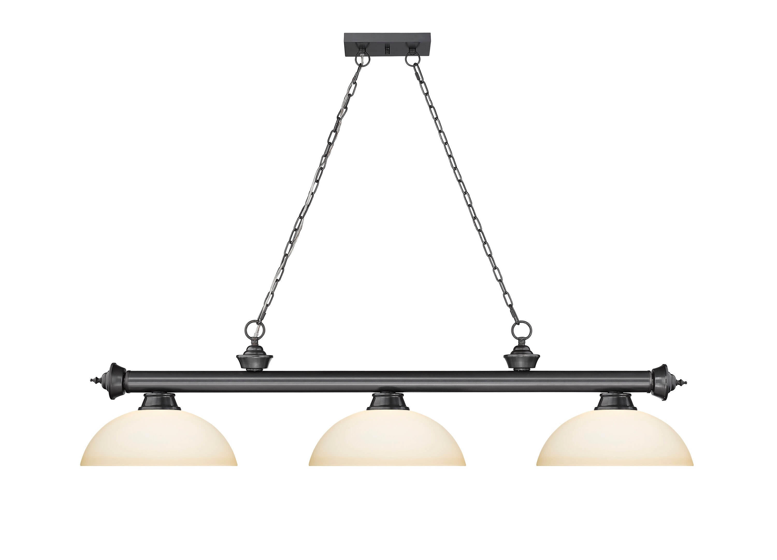 Z-Lite 2306-3BP-DMO14 Pool-Table-Lighting - View #2