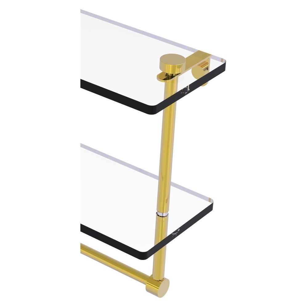 Allied Brass NS-2/22TB-PB Bathroom-Shelves - View #2