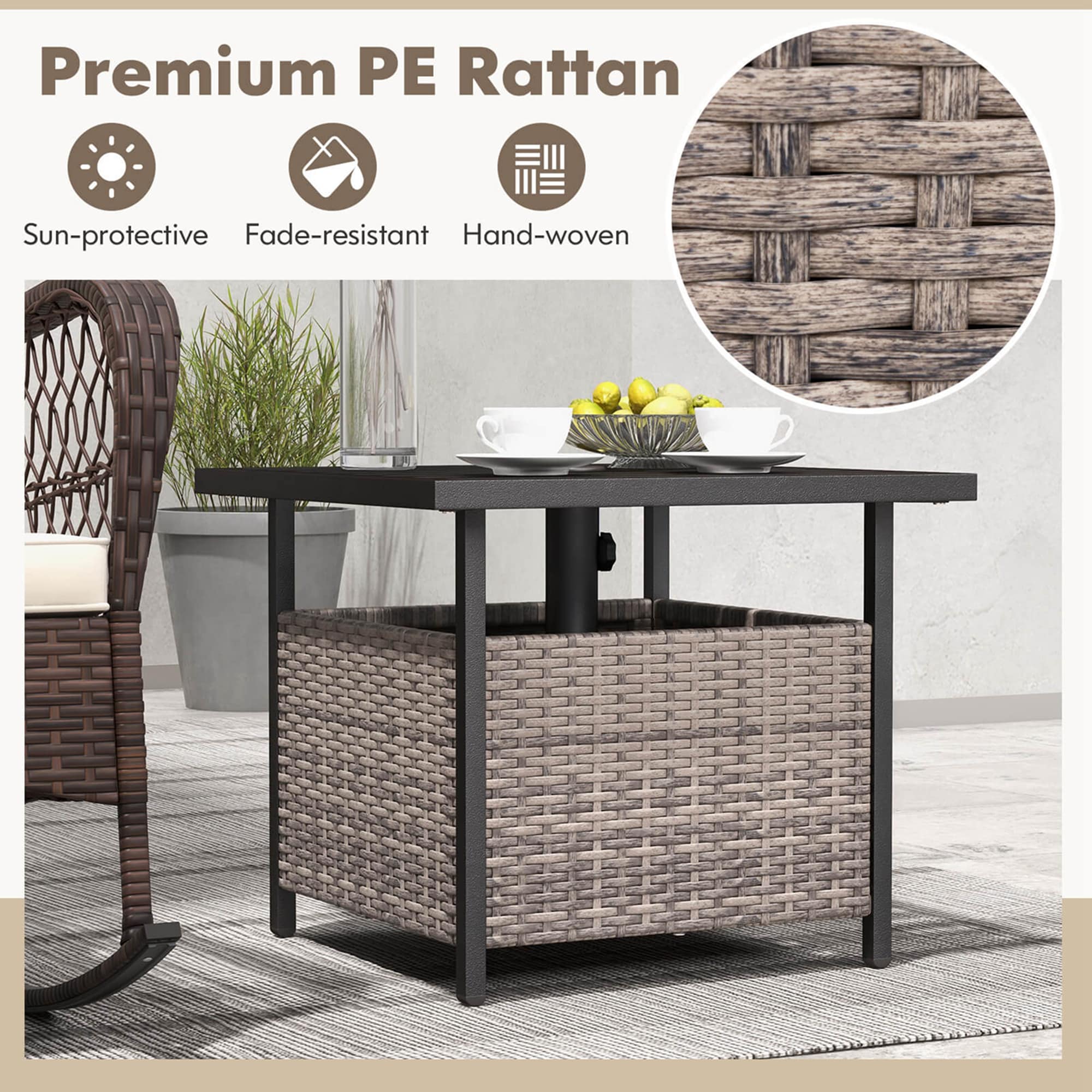 Costway HCST03569 Patio-Tables - View #5