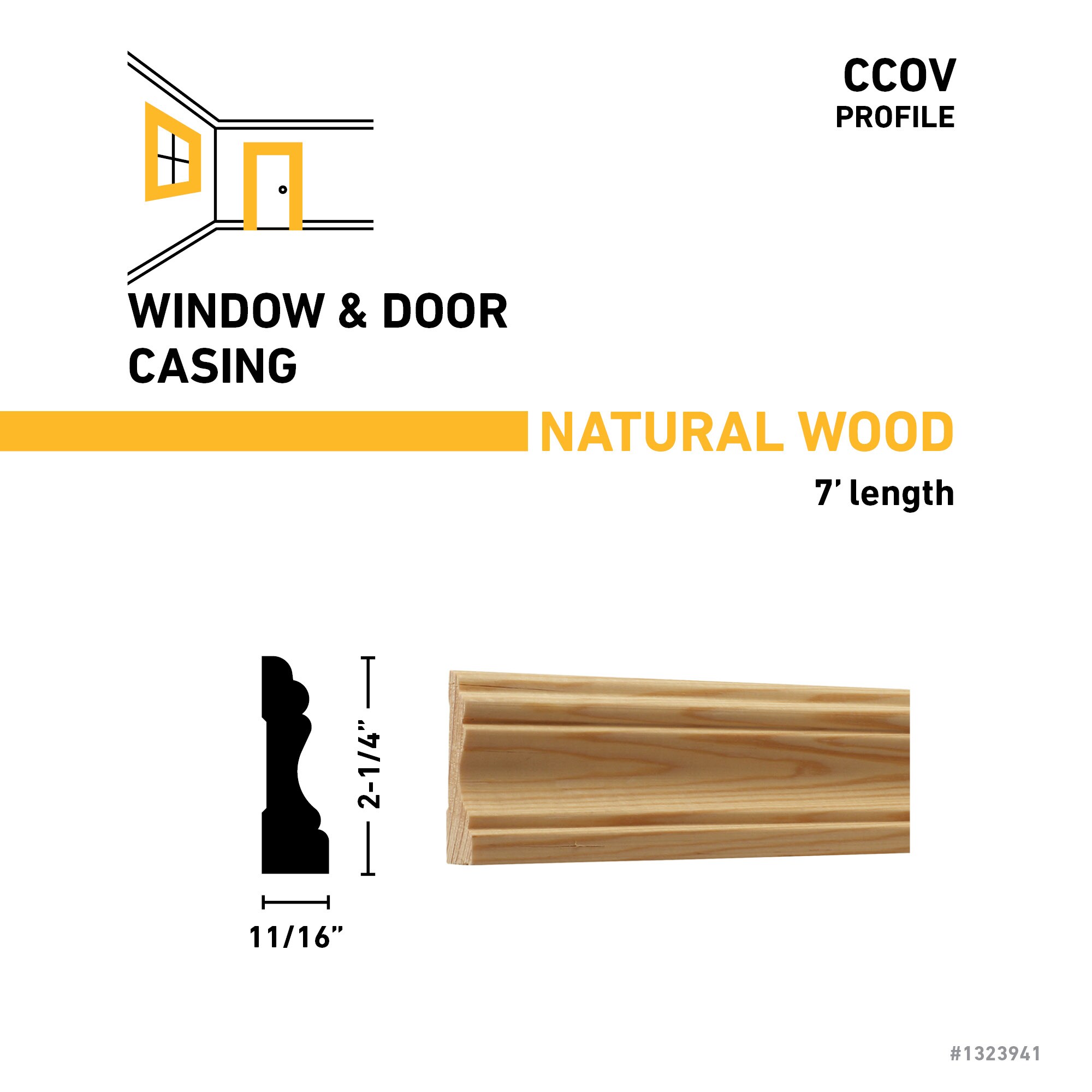 RELIABILT CCOVE70PINE Window-Door-Casings - View #3