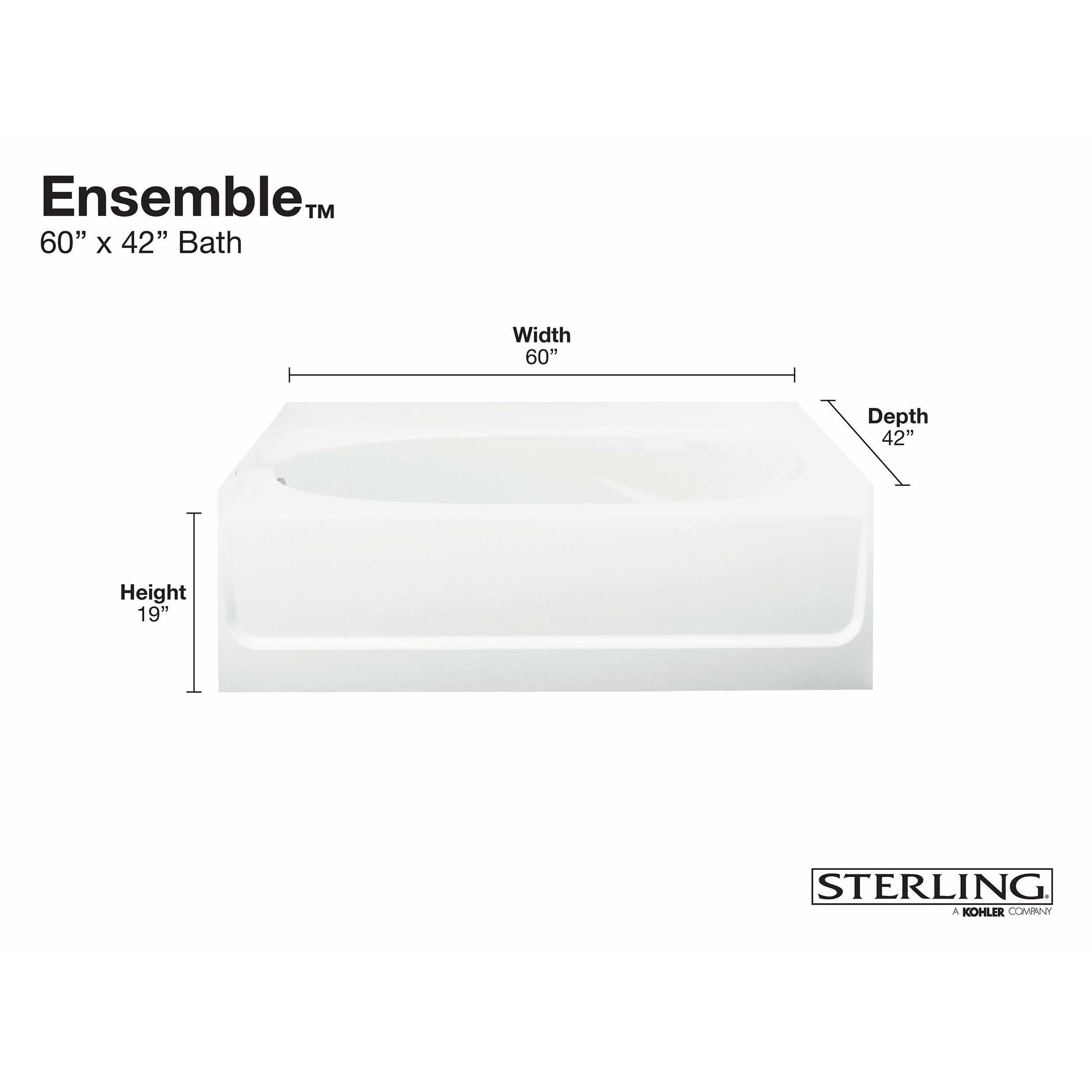 Sterling 71110126-0 Tub-Shower-Combo - View #2
