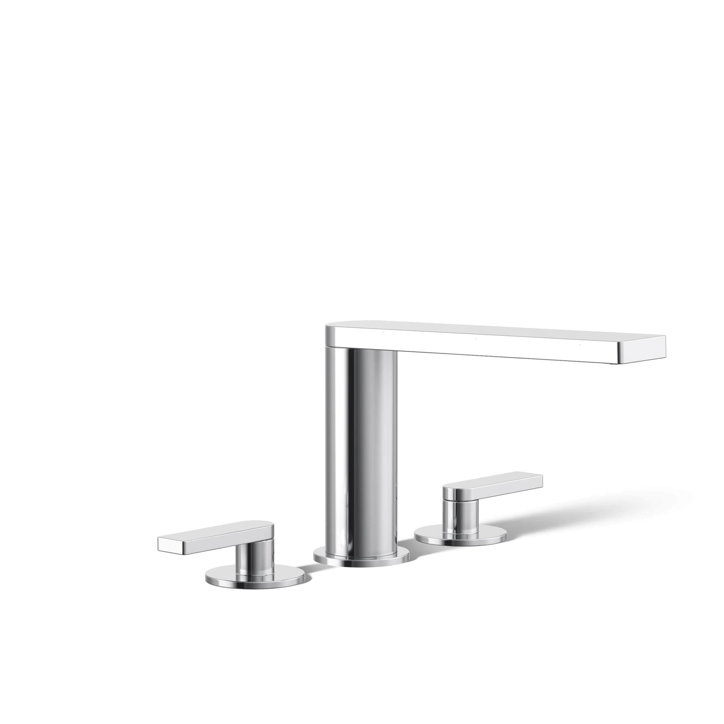 KOHLER 73081-4-CP Composed Polished Chrome 2-handle Mid-arc Bathtub Faucet ( Valve Included )
