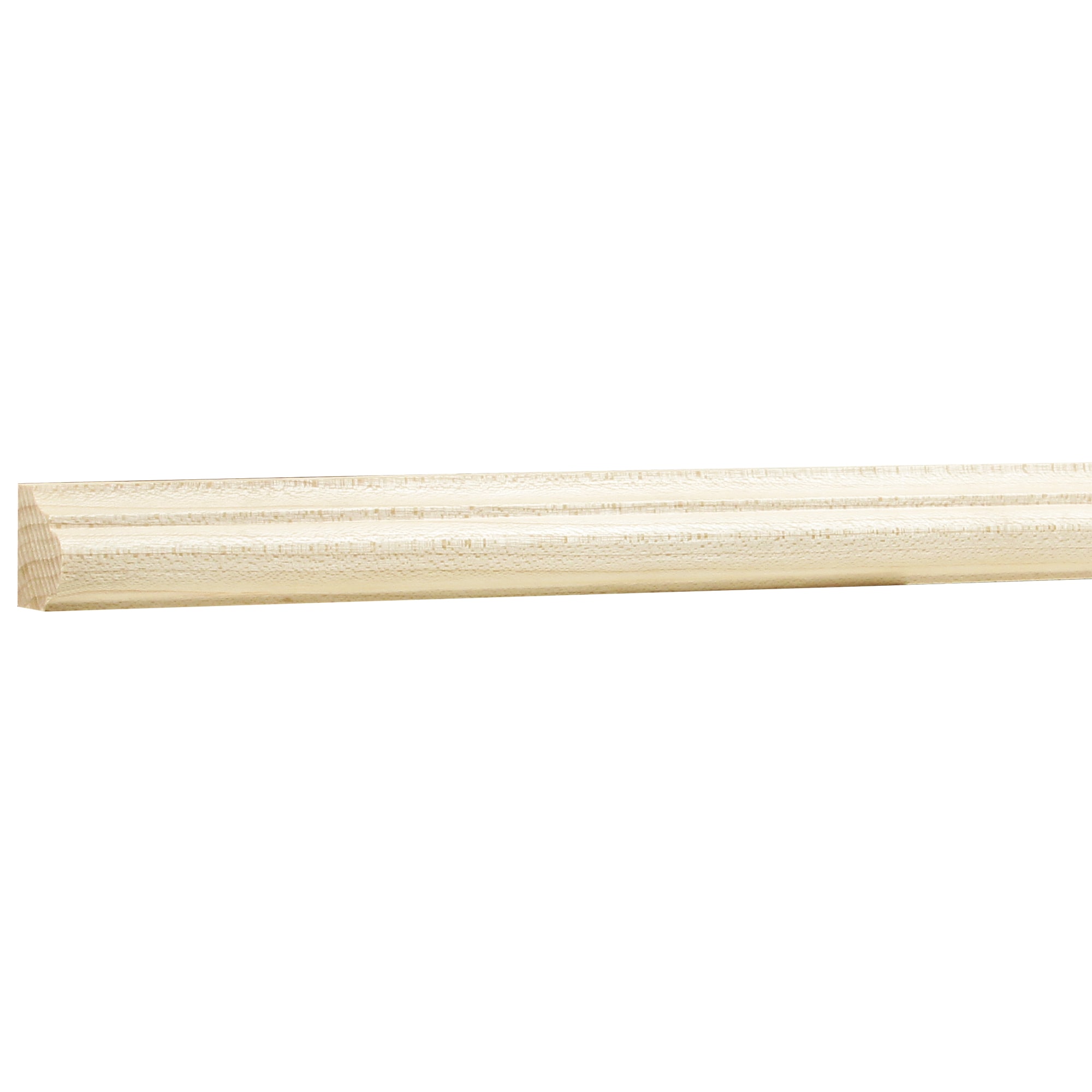 Ornamental Mouldings 11/16-in x 8-ft White Hardwood Unfinished Wood 2002/2  Chair Rail Moulding in the Chair Rail Moulding department at