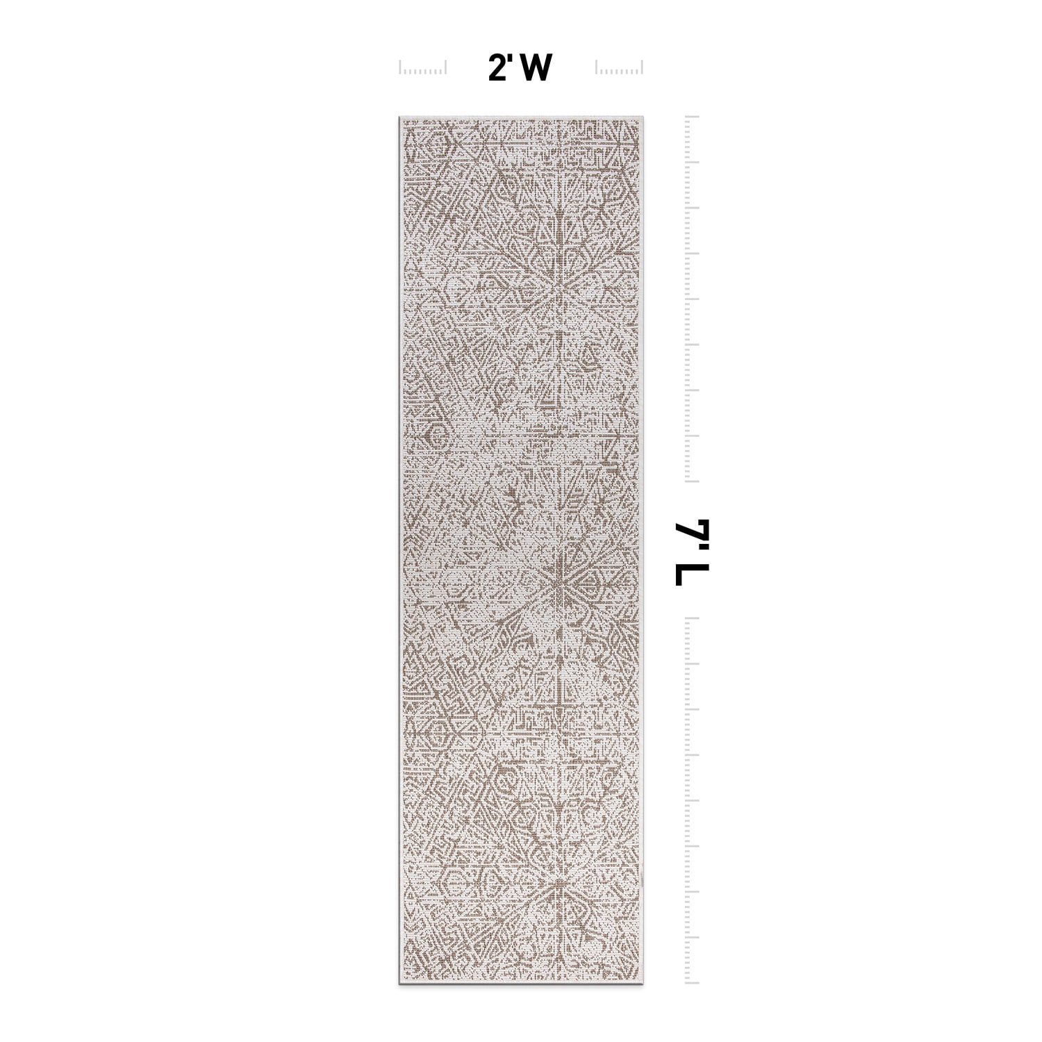 World Rug Gallery 4028BEIGE2X7 rugs - View #2