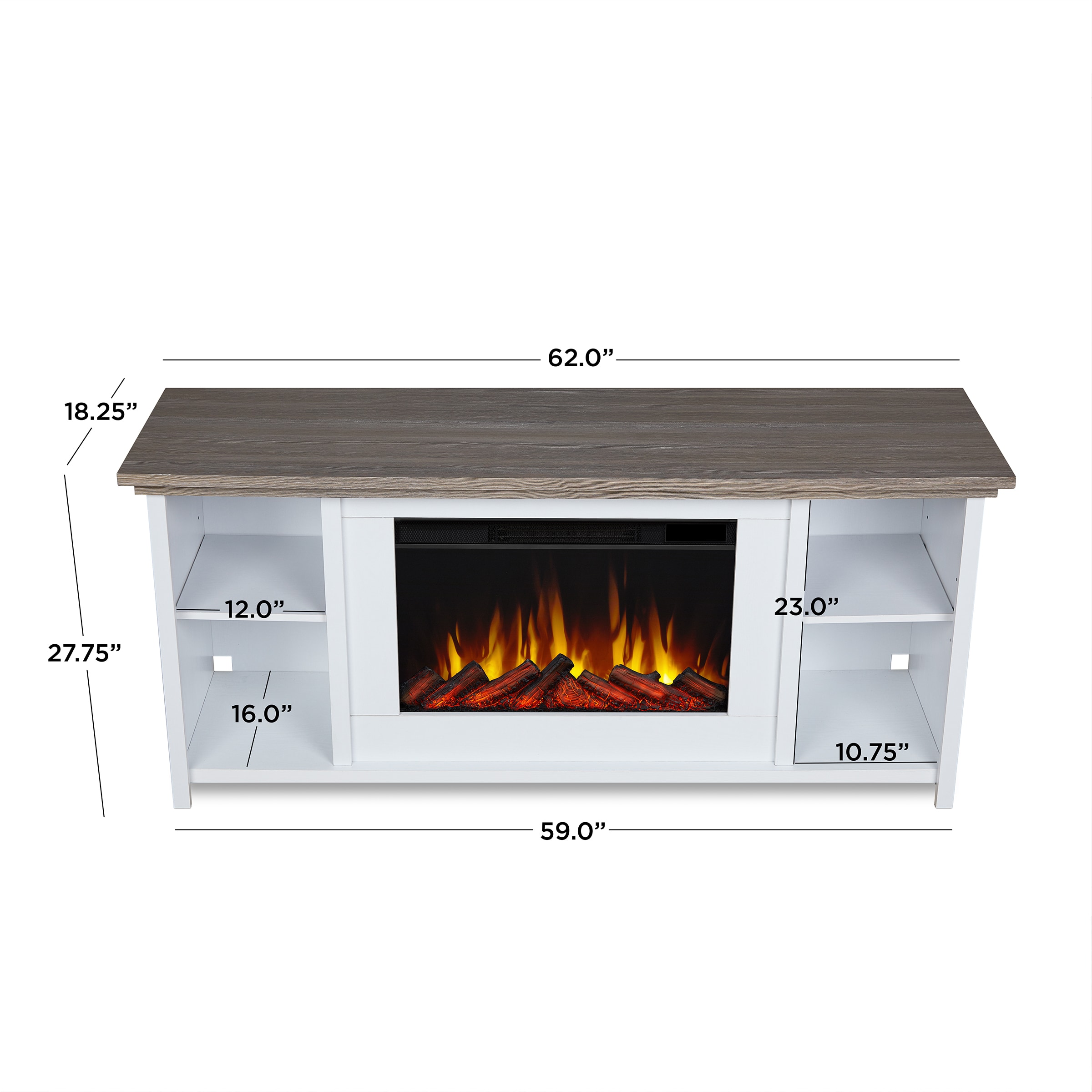 Real Flame 13055E-WHT Electric-Fireplaces - View #2