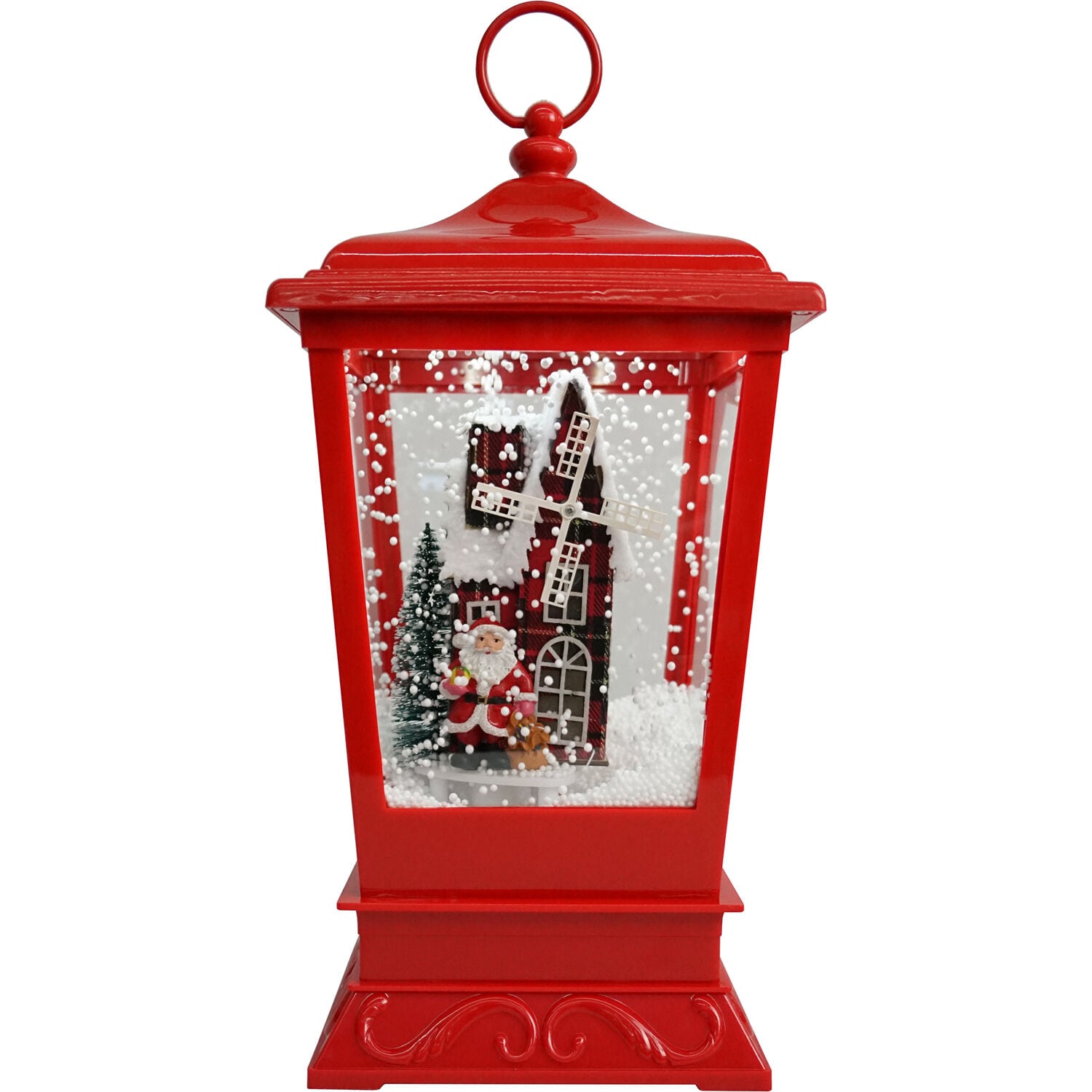 Fraser Hill Farm FHST016A-RD1 15.5-Inches Musical Lamp post Batteries Included Christmas Decor