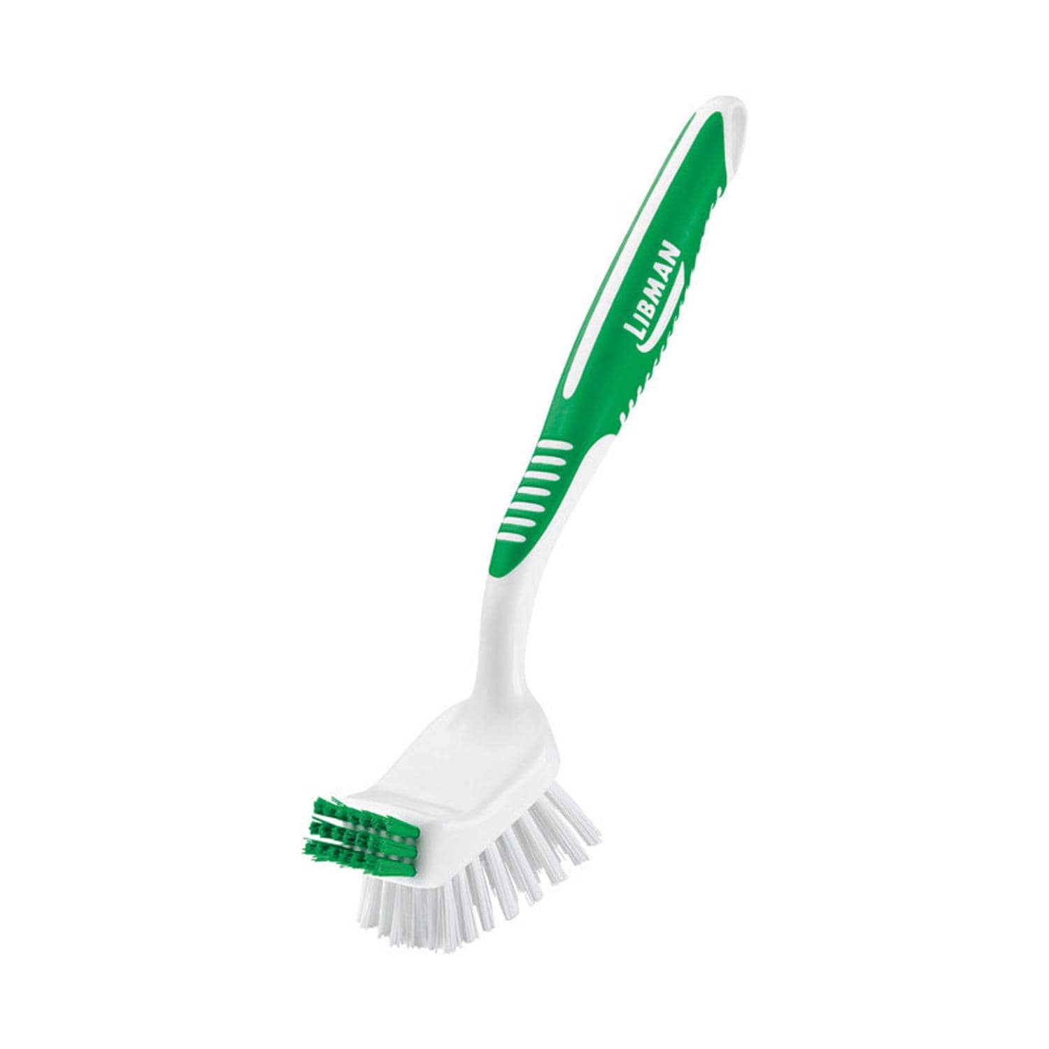Libman  Big Job 2.5 in. W Hard Bristle 8 in. Plastic/Rubber Handle Kitchen Brush