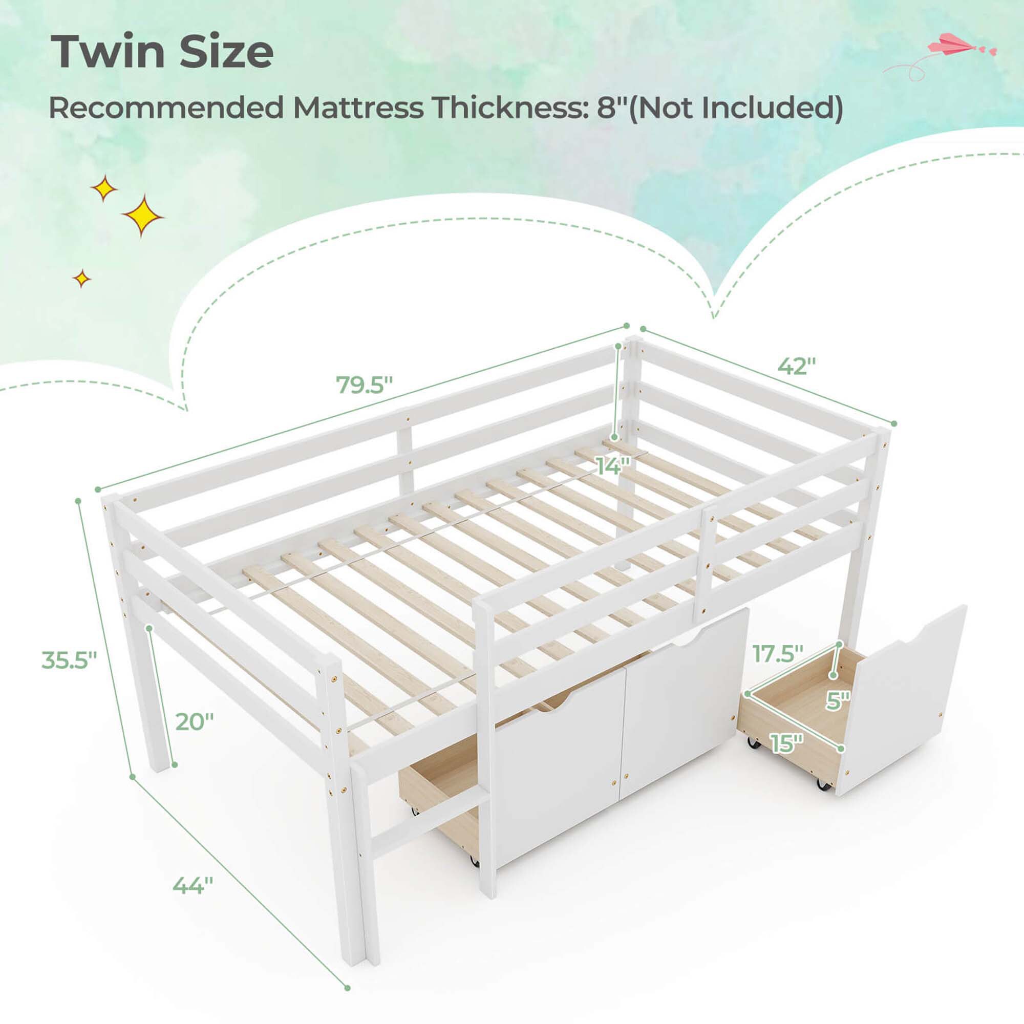 Costway HCST02363 Bunk-Beds - View #2