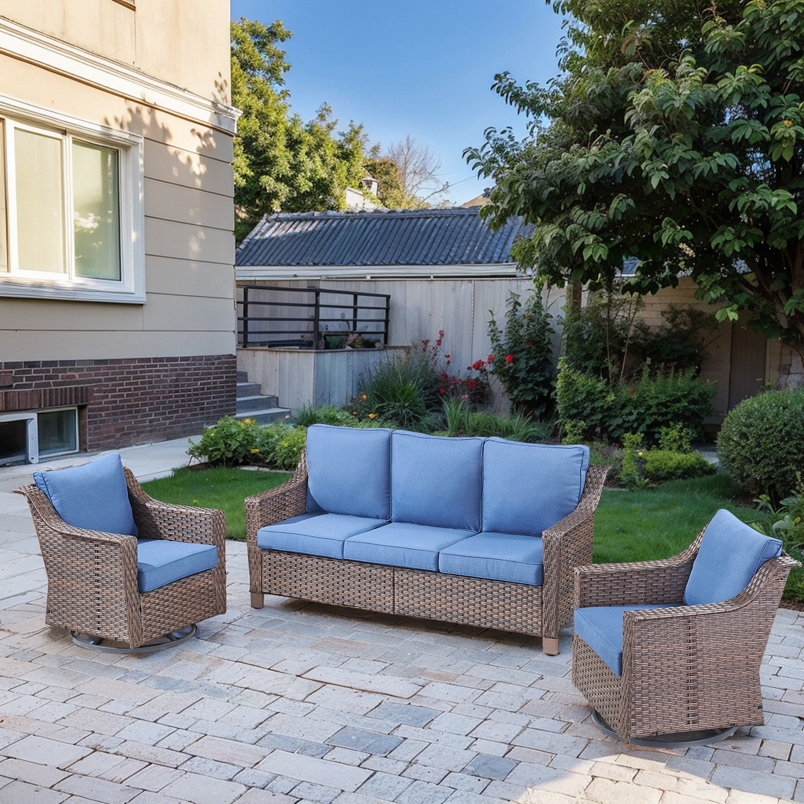 Rilyson FSLRBR1320-1 Patio-Conversation-Sets - View #9