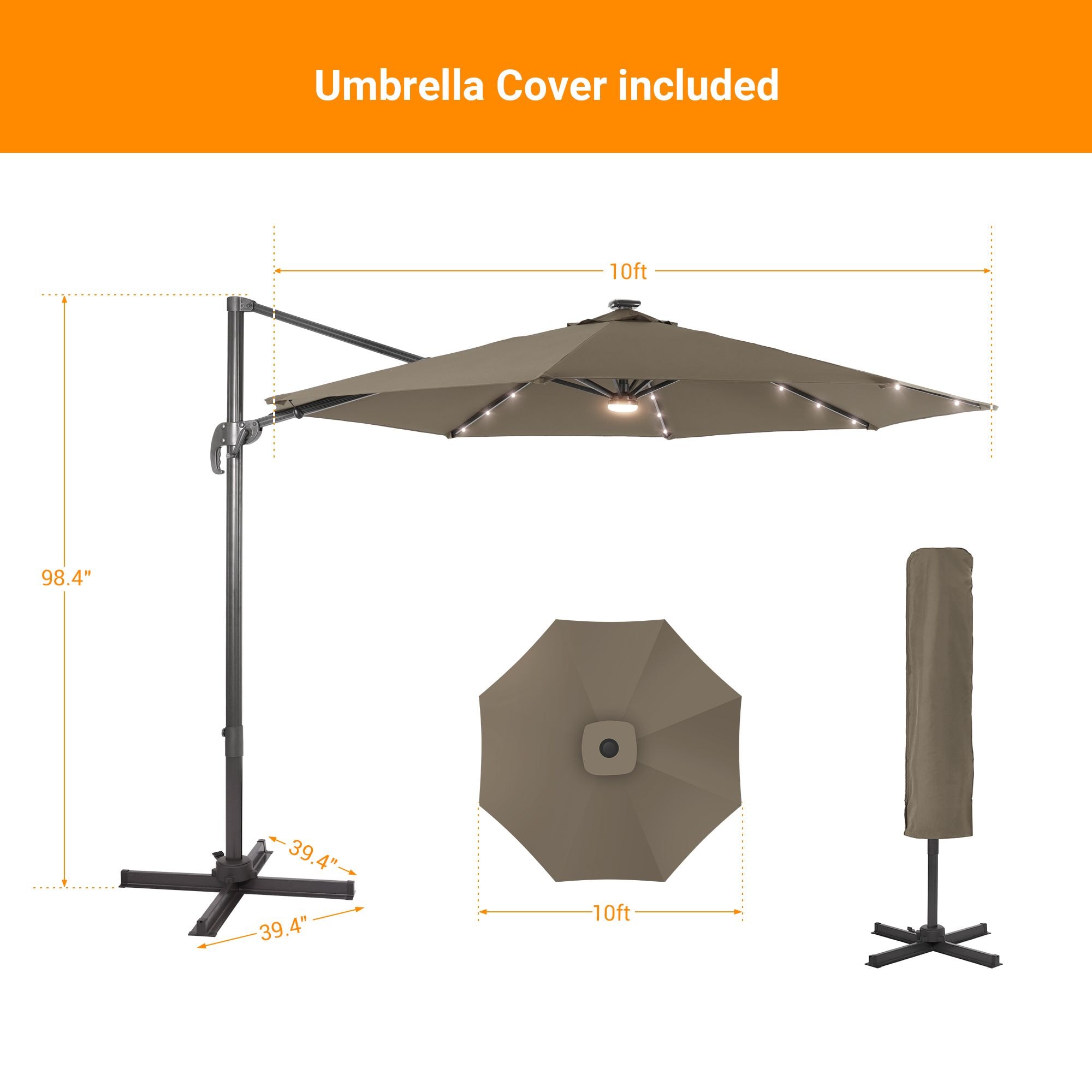 Sonkuki SD-MN12K-LED Umbrellas-2 - View #2