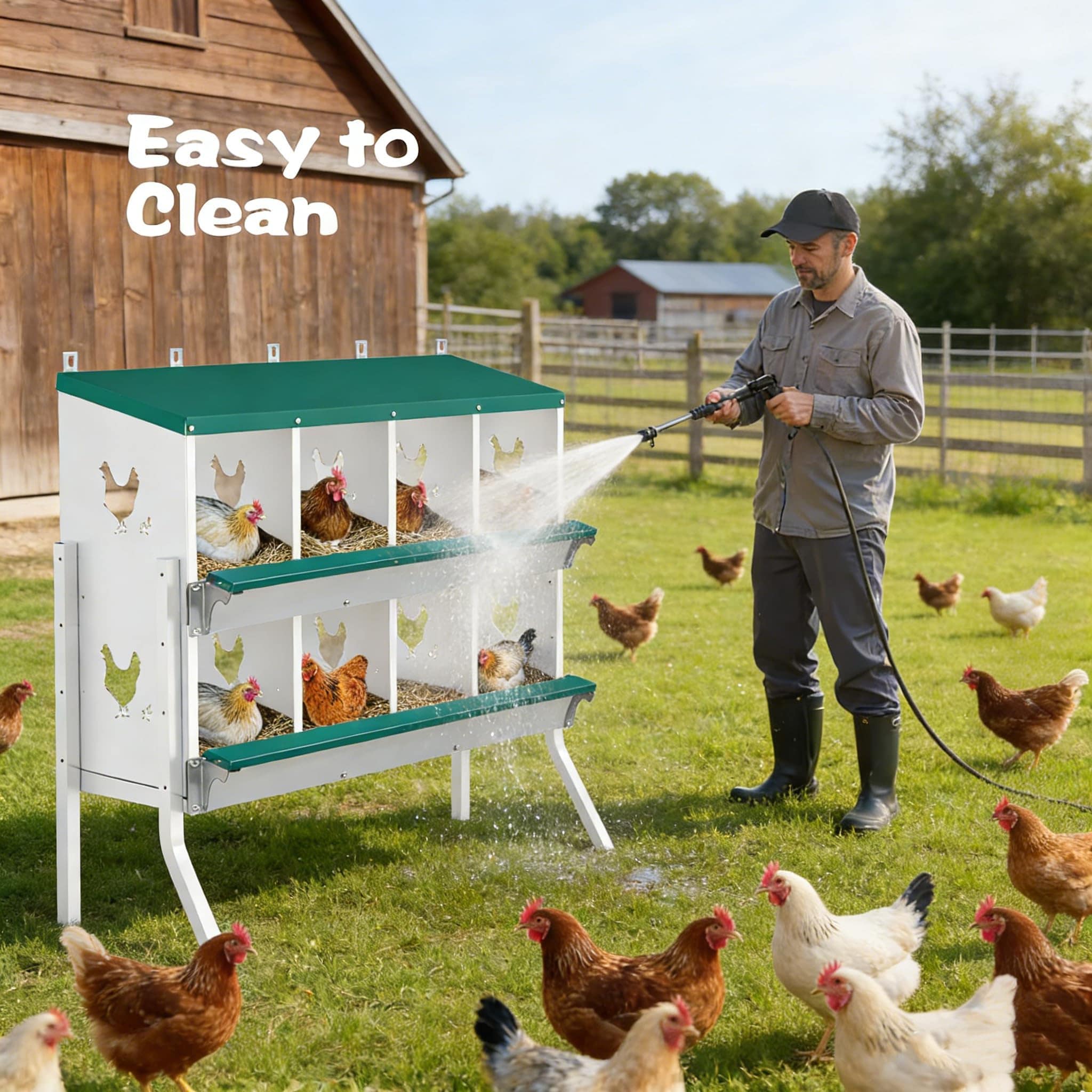 DEXSO ENCOREPPGBA9821 Chicken-Coops-Rabbit-Hutches - View #3