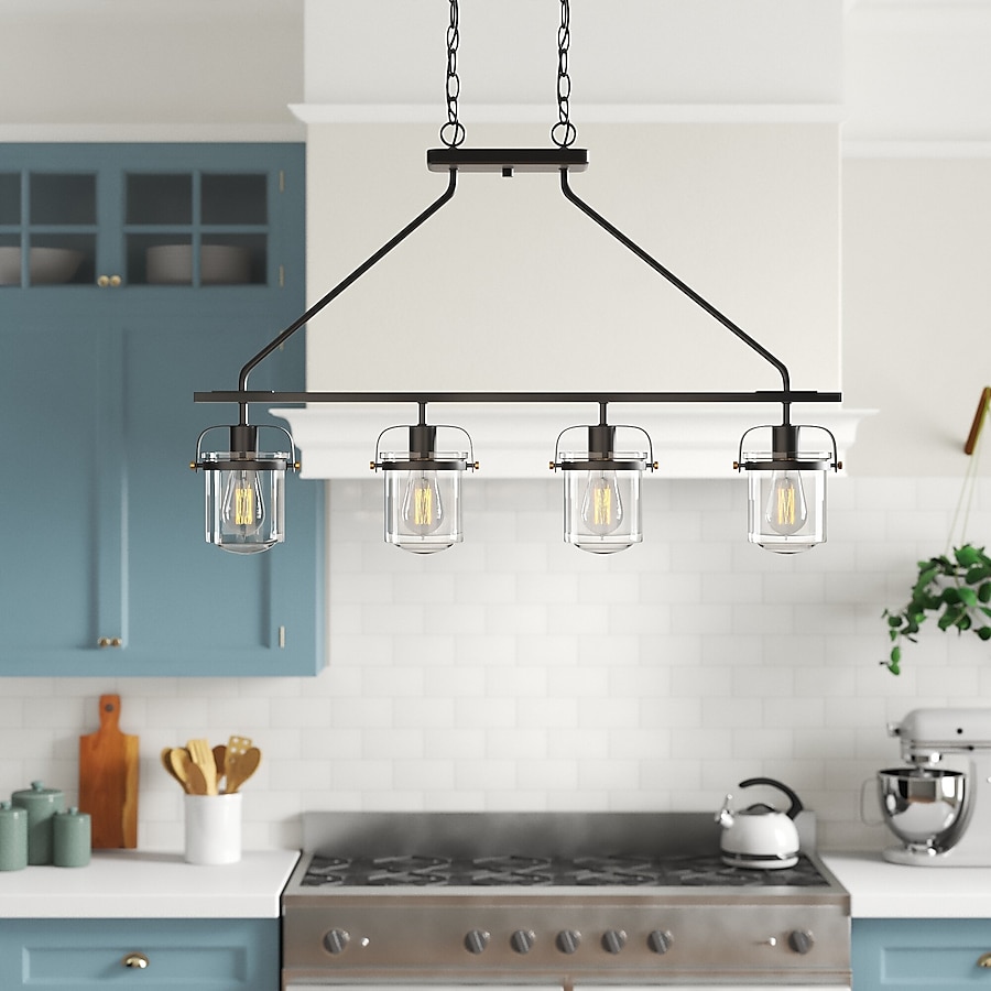Designers Fountain Jaxon Oil Rubbed Bronze Mid-Century Kitchen Island Light Designers Fountain Jaxon Oil Rubbed Bronze Mid-Century Kitchen Island Light