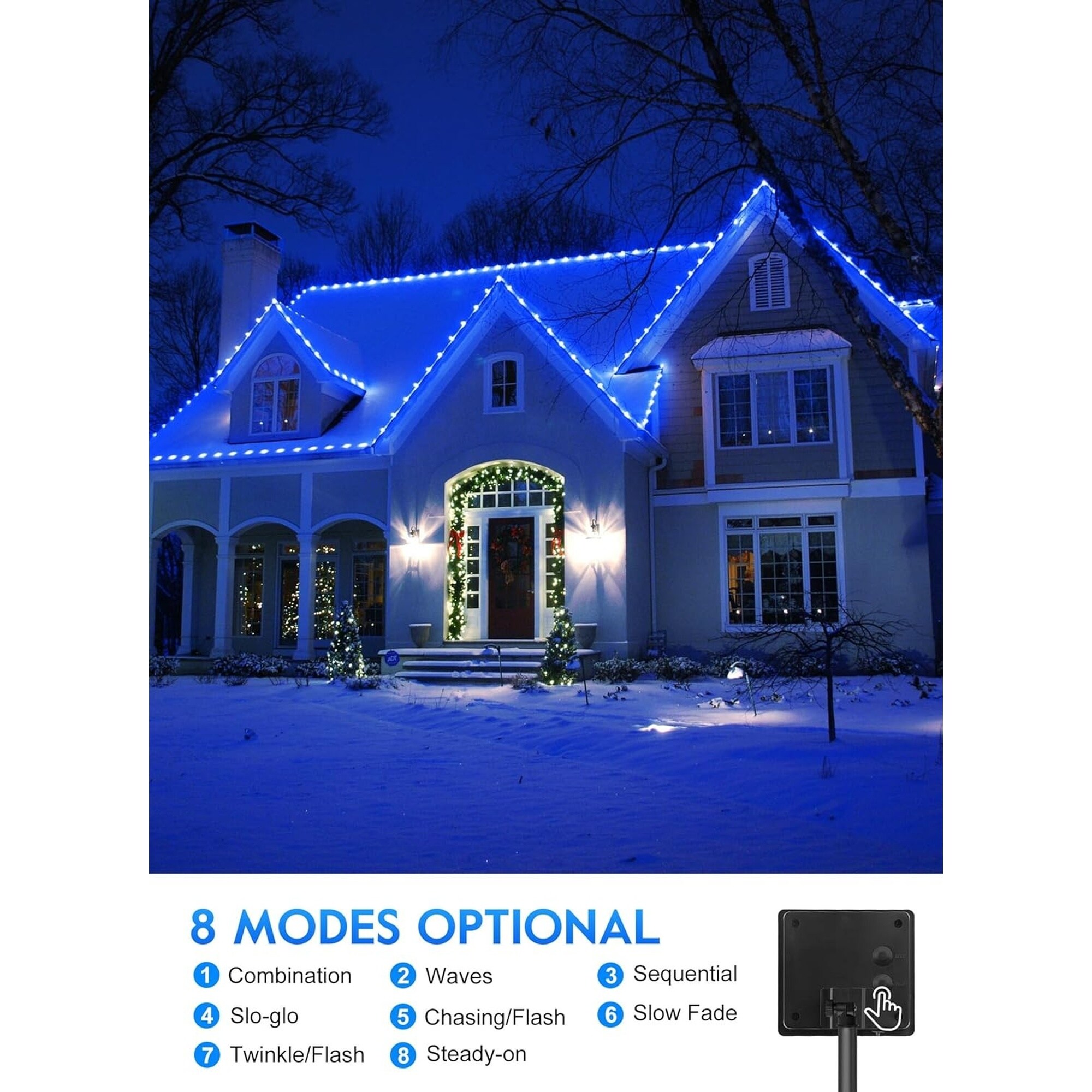 Angel Sar L2FHA526STLT16 Patio-String-Lights - View #3