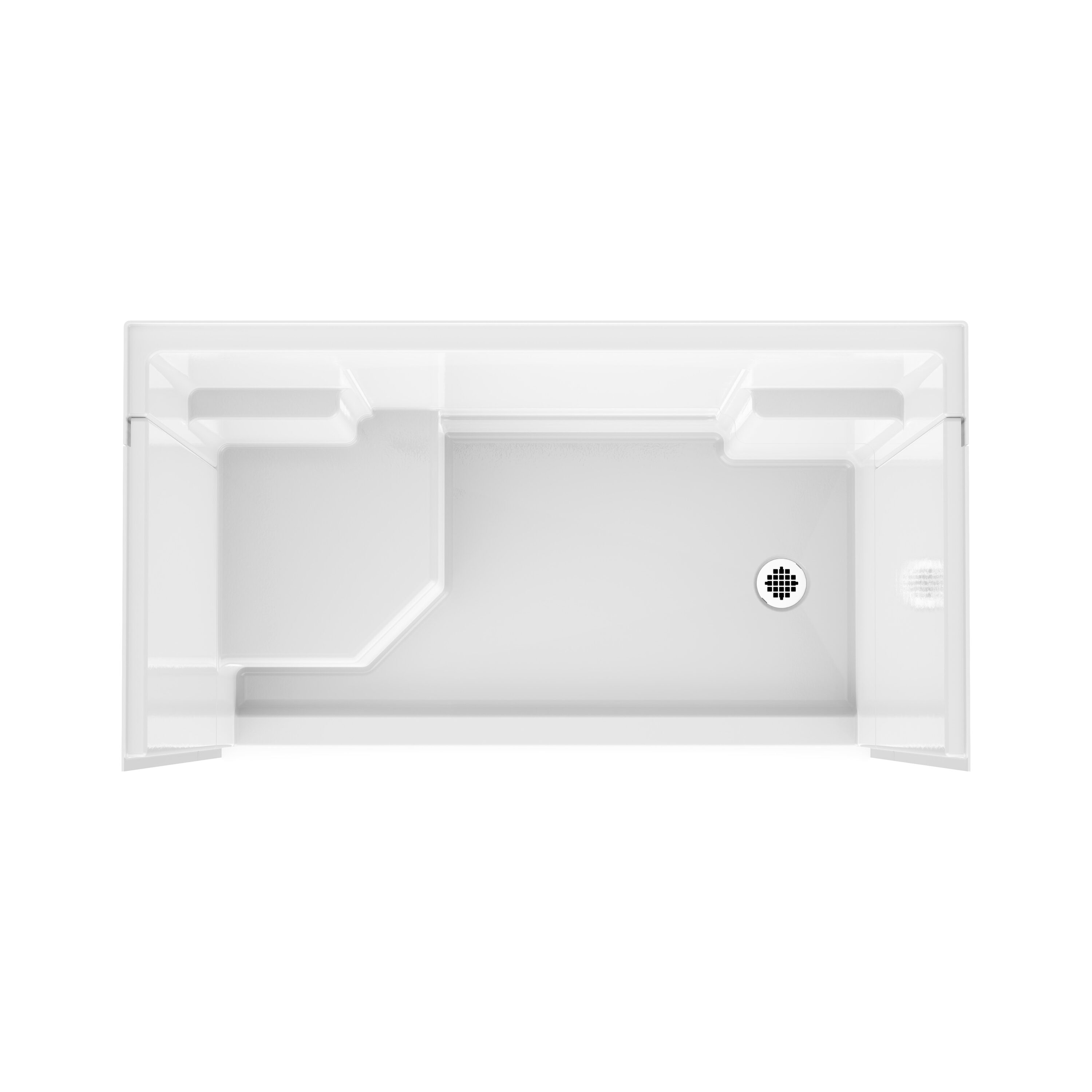 Laurel Mountain L3260SH1S4PLWC3 Alcove-Shower-Kit - View #7