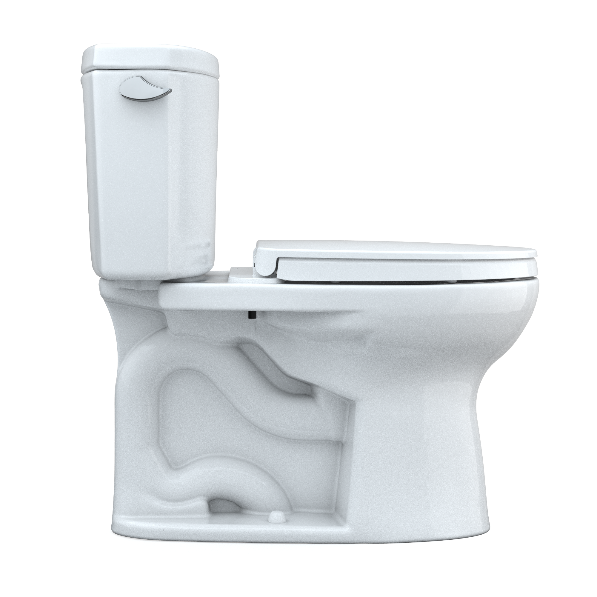 TOTO Cotton White Elongated Standard Height 2-piece WaterSense