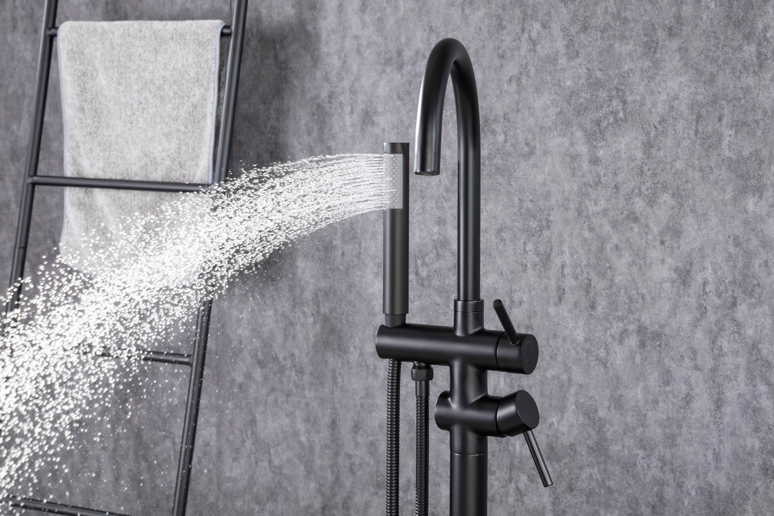 WELLFOR DB-BT5H Roman-Tub-Faucets - View #5