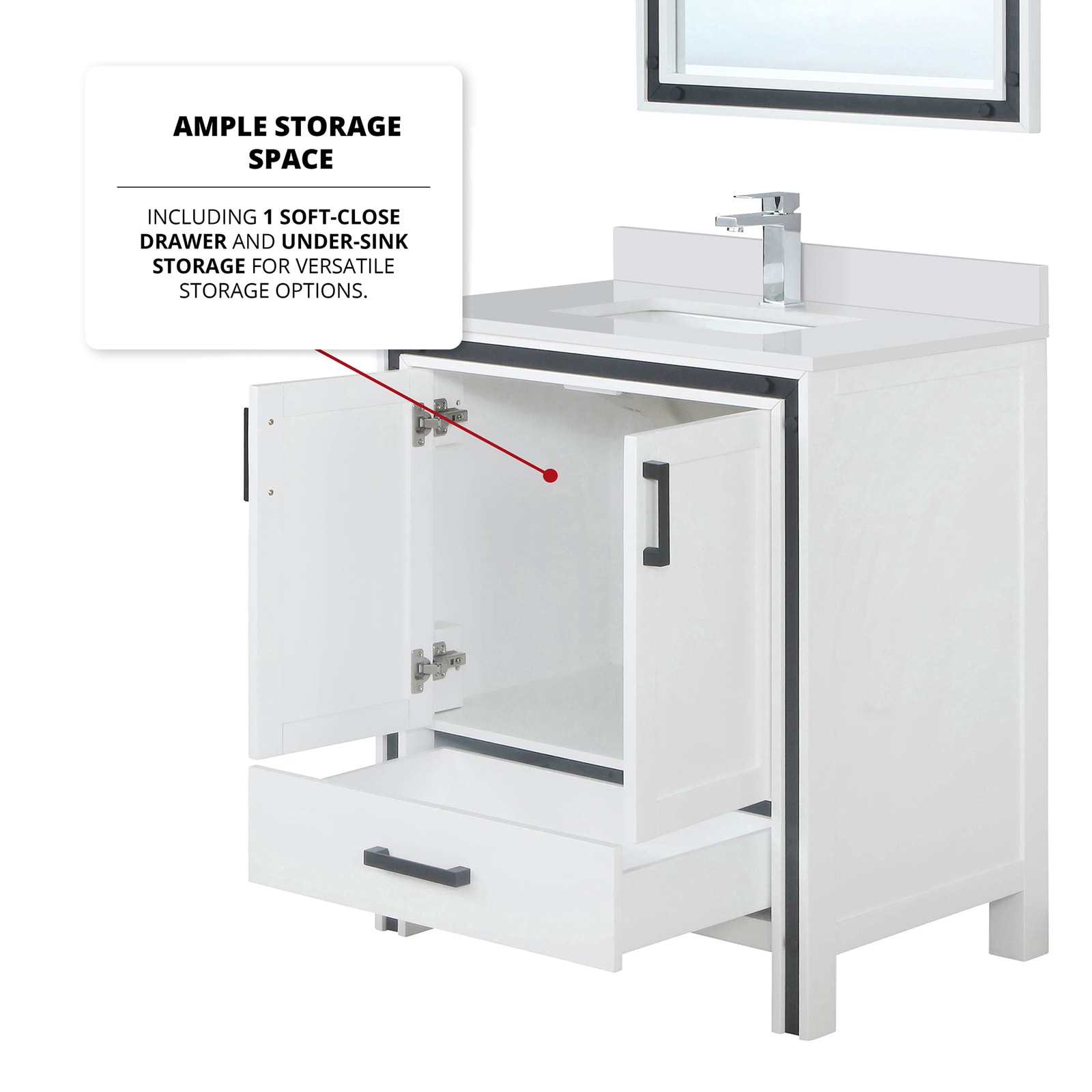 Lexora LVZV30SA211 Bath-Vanity-Combo - View #9