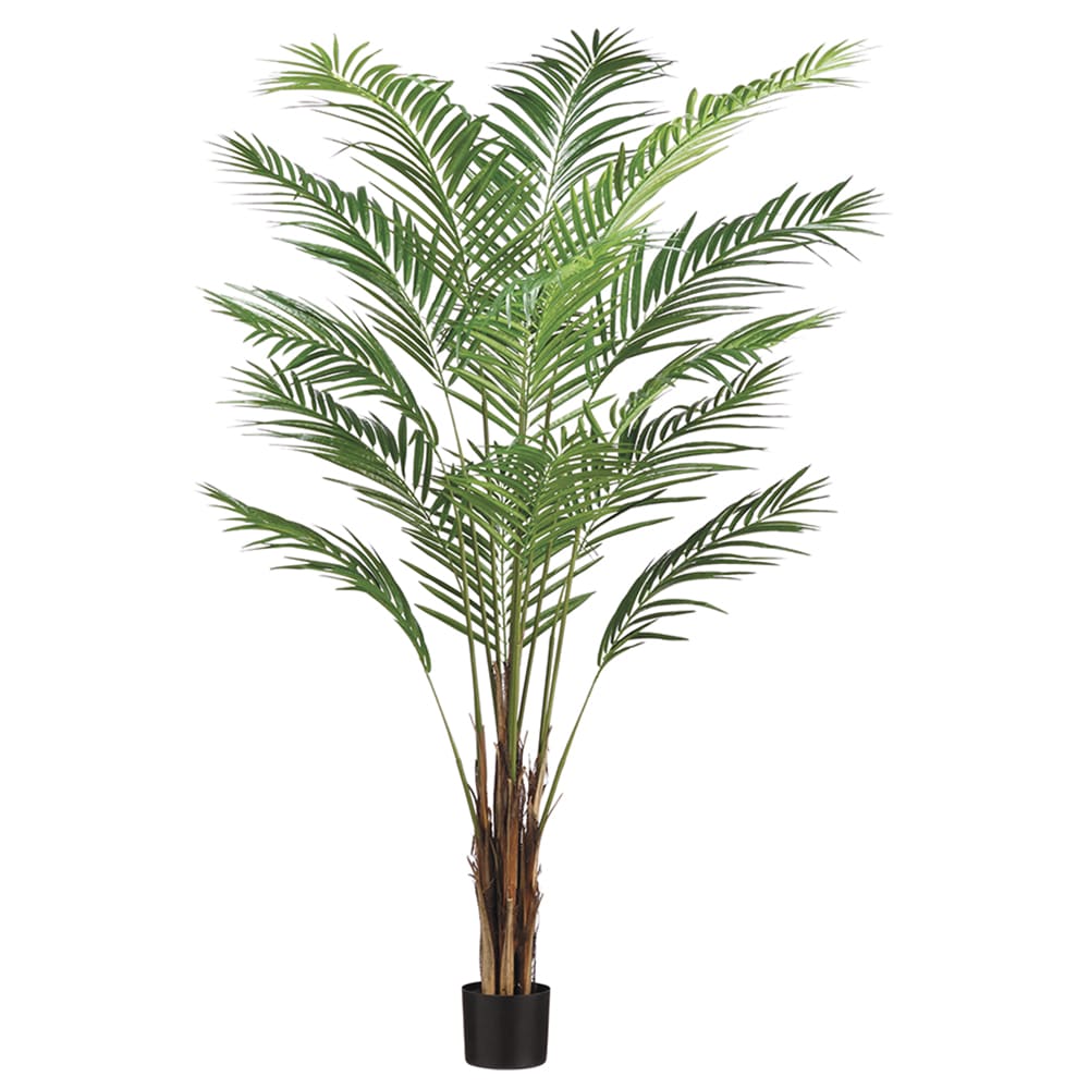 Allstate Floral LTP126-GR 72-in Green Indoor Floor Areca Artificial tree