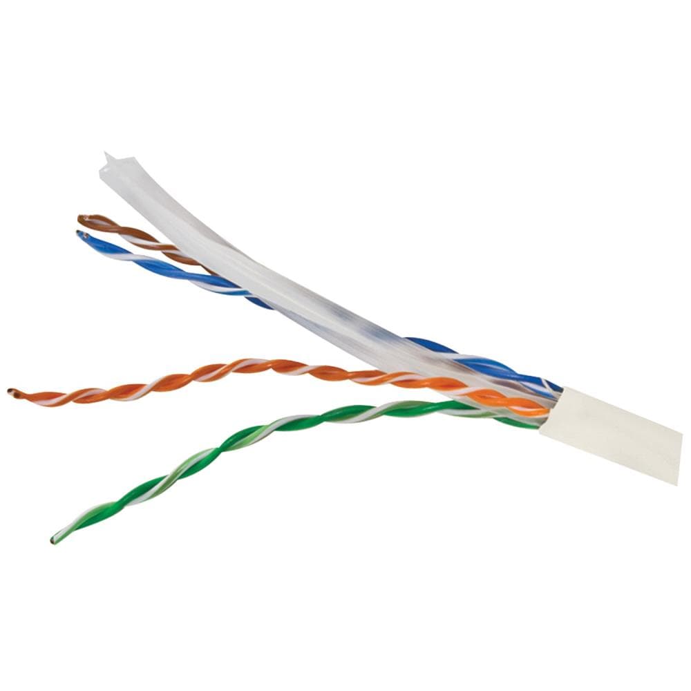 Encarnar agujas del reloj Disponible Vericom 1000-ft Cat 6 White Ethernet Cable Pull Box in the Ethernet Cables  department at Lowes.com