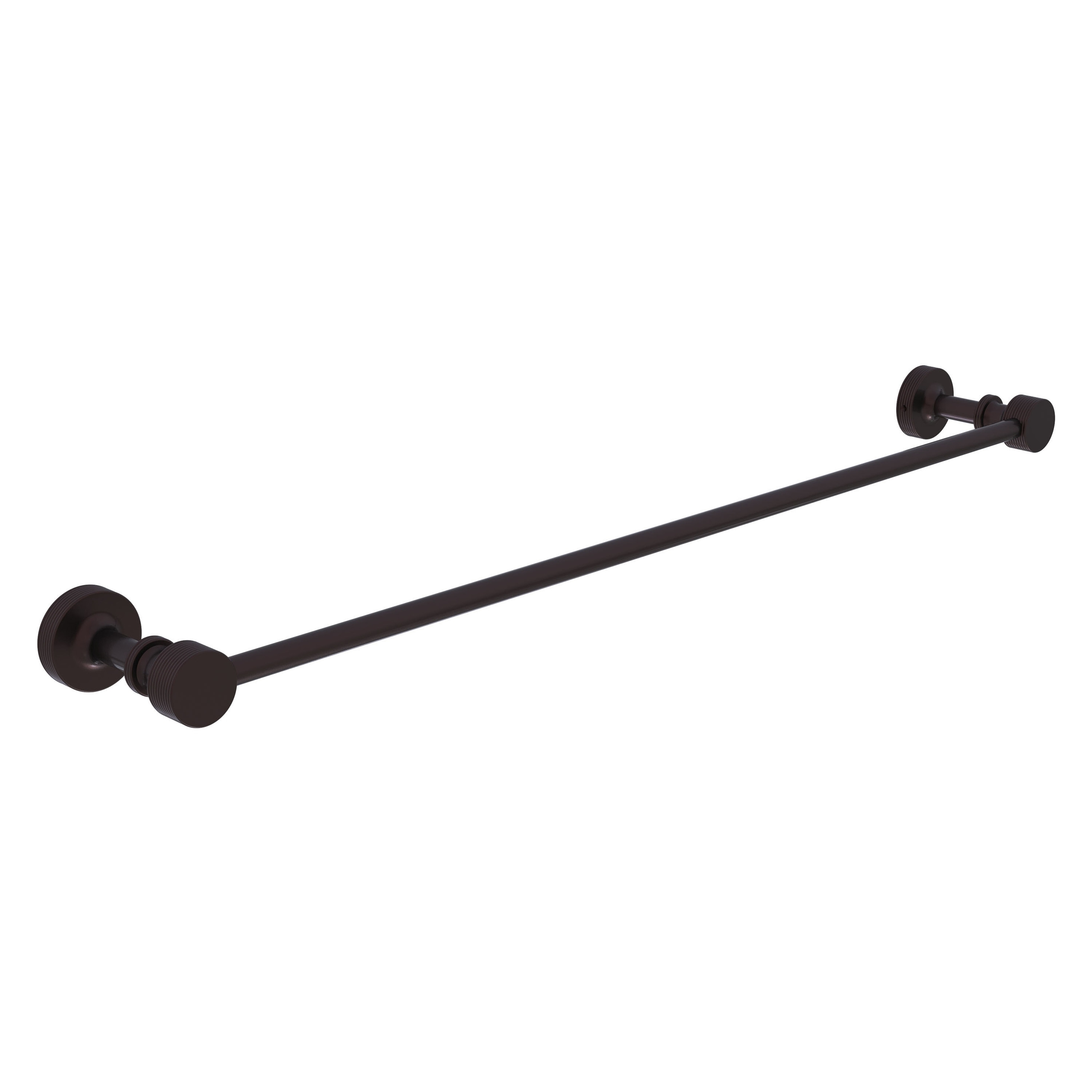 Allied Brass FT-21/36-ABZ Foxtrot 36-in Antique Bronze Wall mount Single Towel Bar
