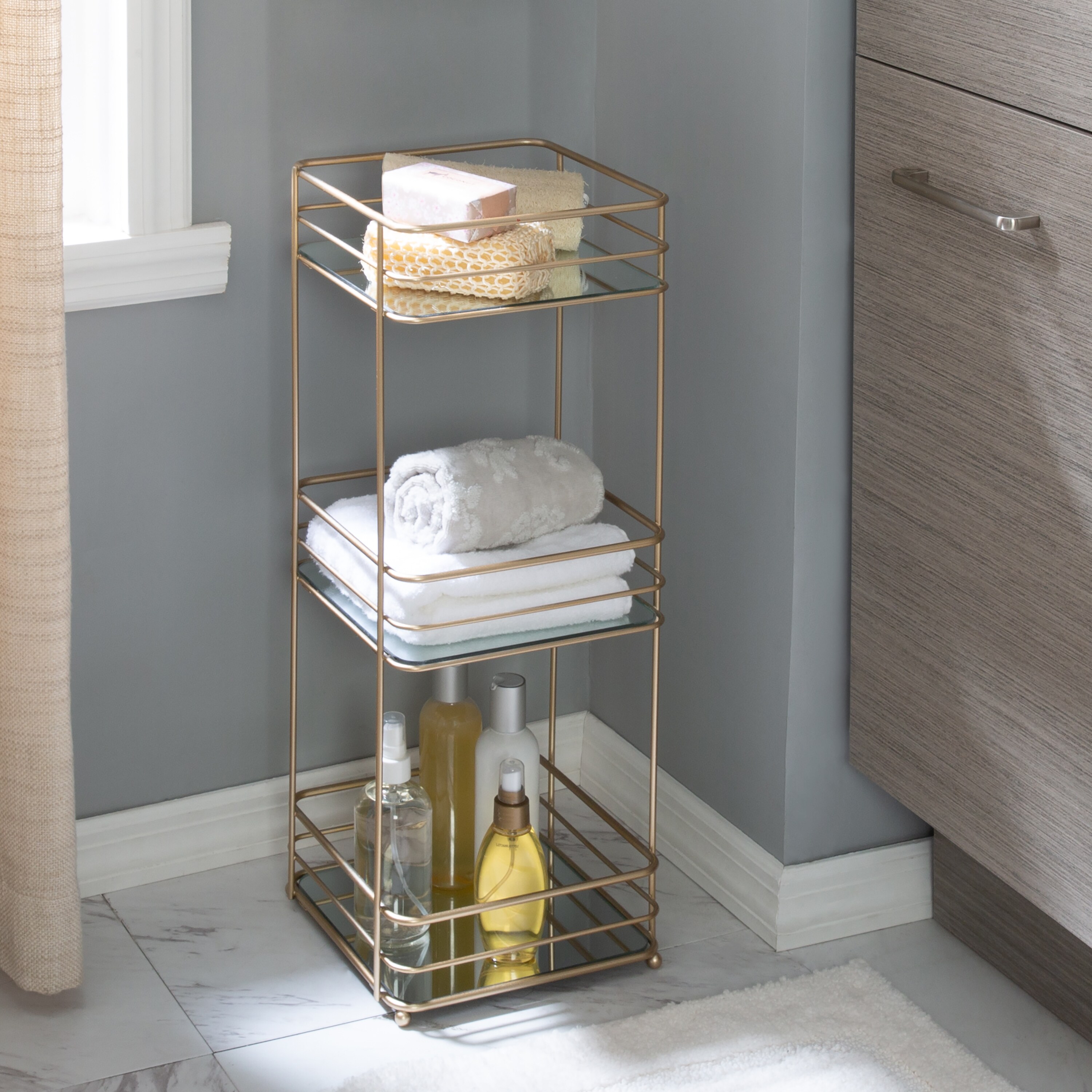 Elle Decor EL-44013-SGOLD Hanging-Shower-Caddies - View #3