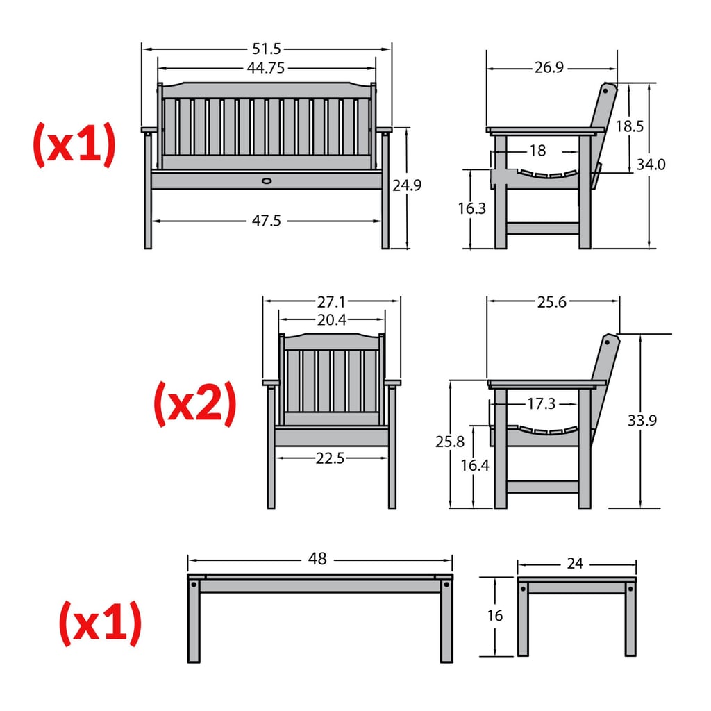 highwood AD-KITBENW41-ACE Patio-Conversation-Sets - View #8