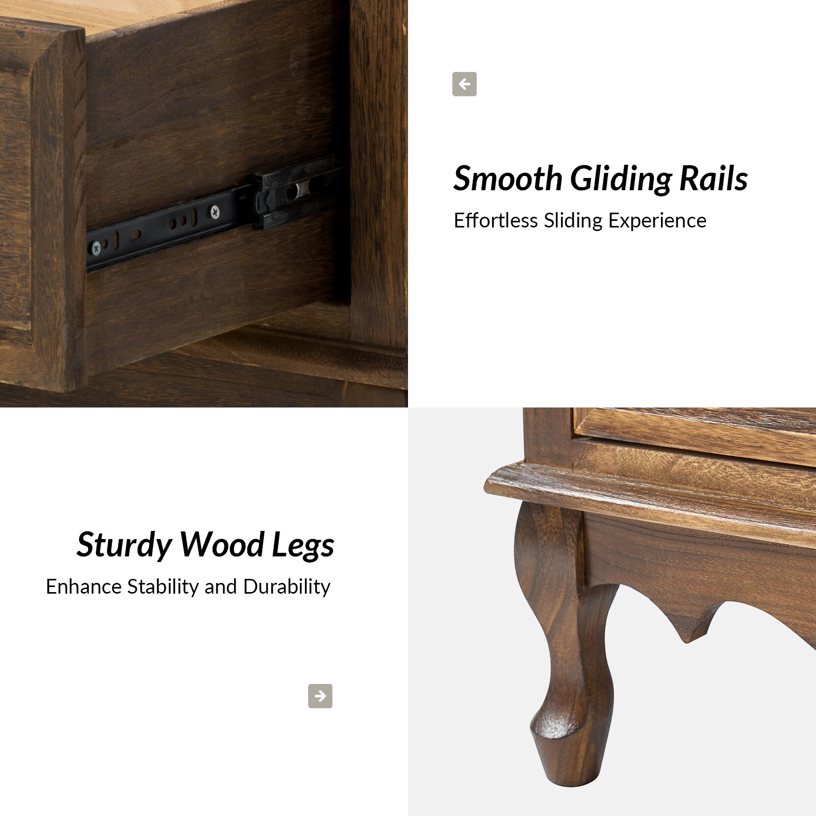 14 Karat Home NSCL0522-WALNUT End-Tables - View #5