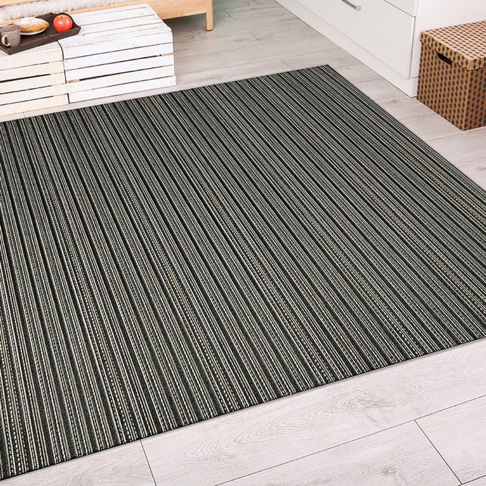 Couristan 98313959311056T CAPE 3 x 5 (ft) Polypropylene Black-Tan Rectangular Indoor/Outdoor Area rug