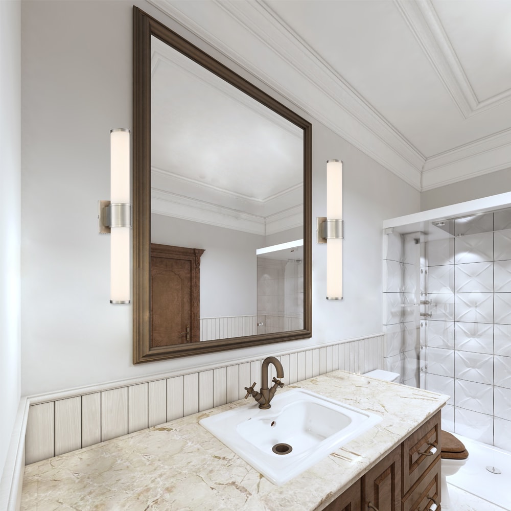 Designers Fountain LED6872-CH Linden 23-in 1-Light Chrome LED Transitional Vanity Light