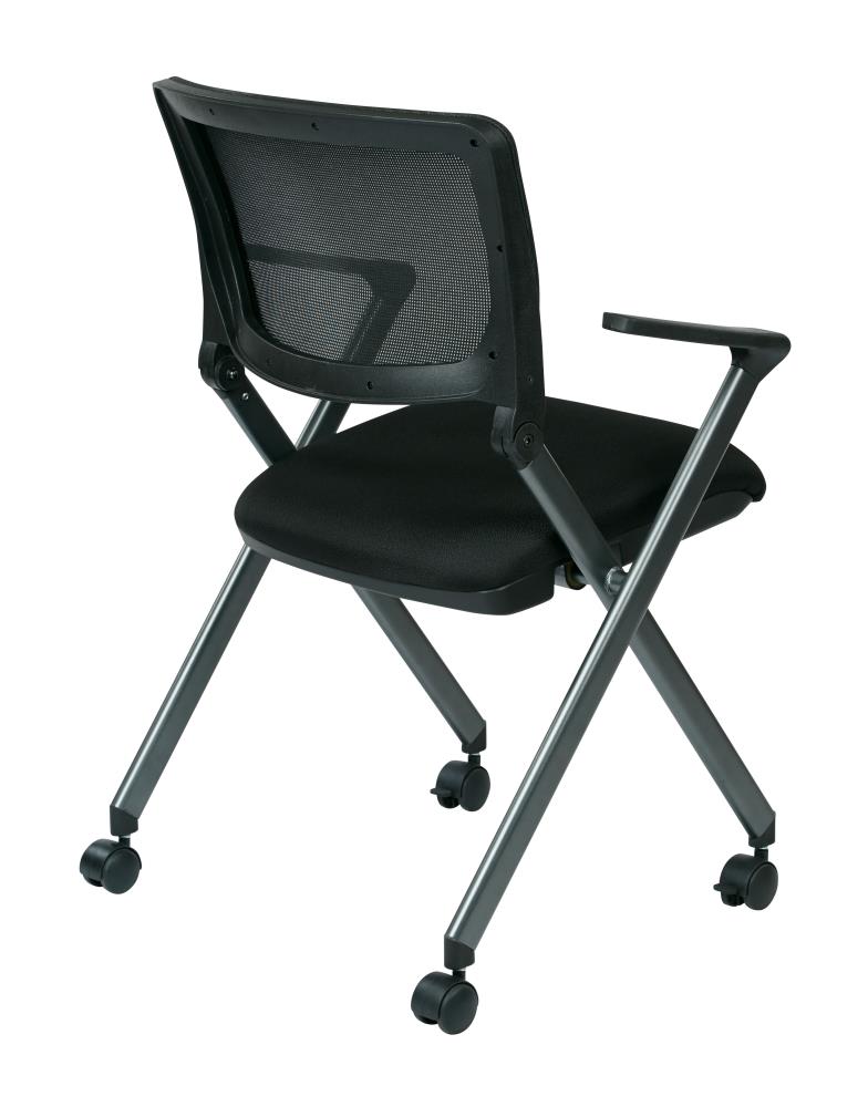 office star folding chair with casters