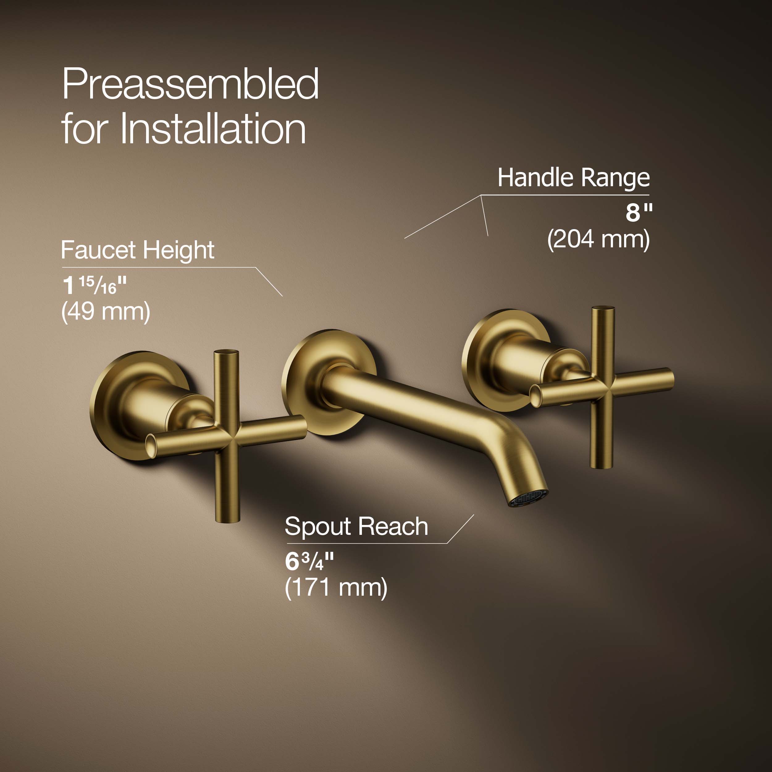 KOHLER K-T14413-3-2MB Lavatory-Faucets - View #4