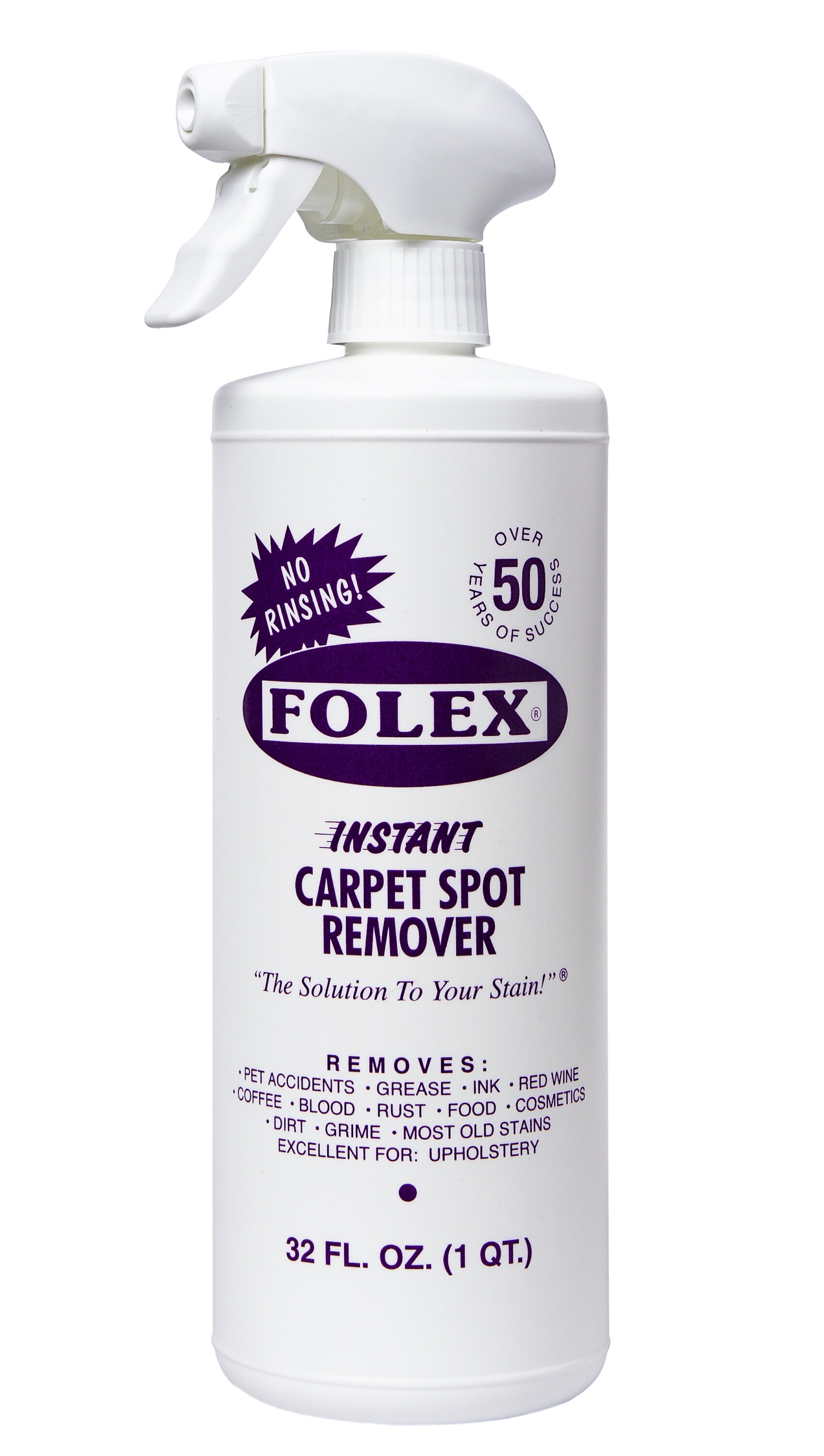 FOLEX 32 oz Spot Remover Spray Removes Pet Stains Odor Free Safe for Upholstery in the Carpet Cleaning Solution department at Lowes