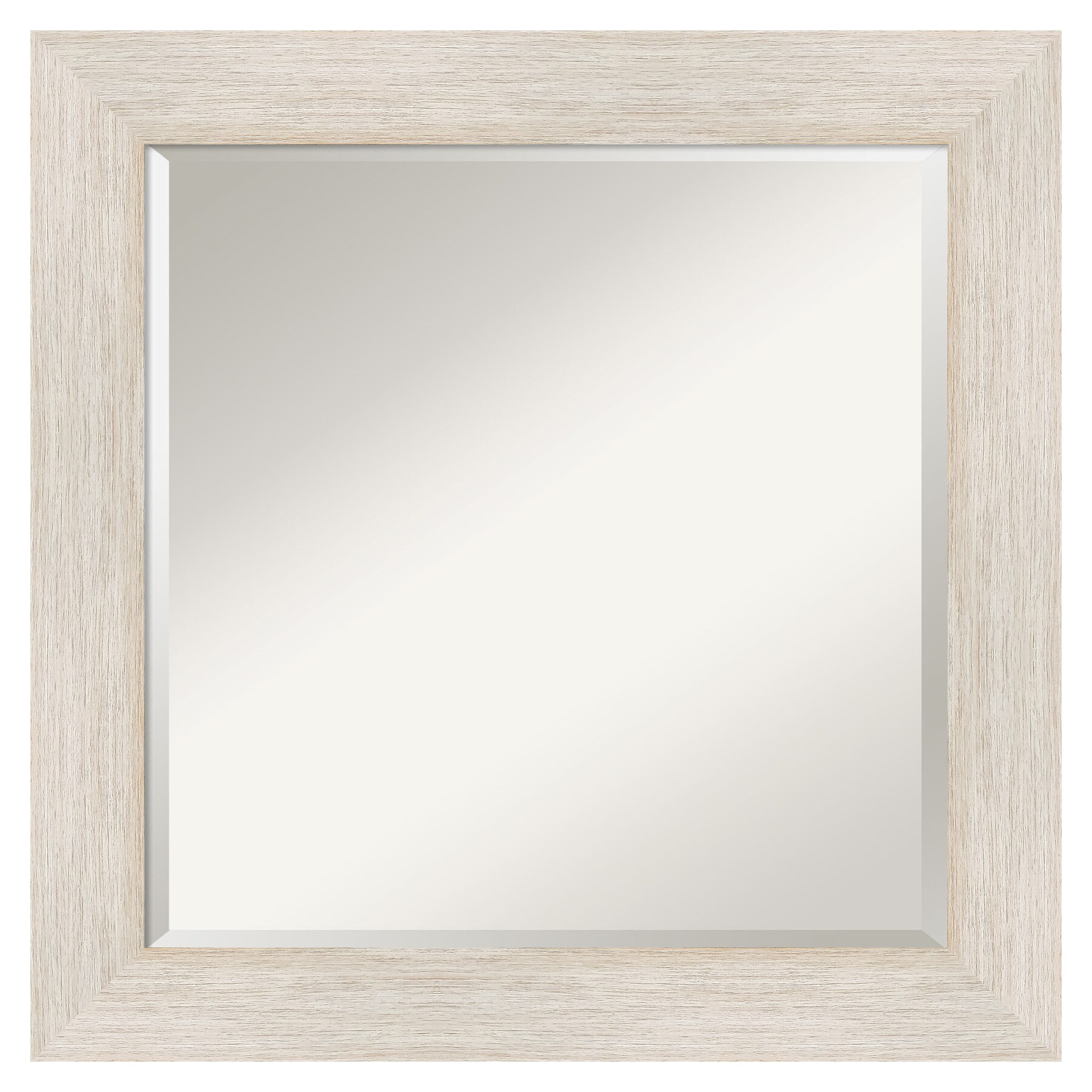 Hardwood Whitewash Frame Framed Bathroom at Lowes.com