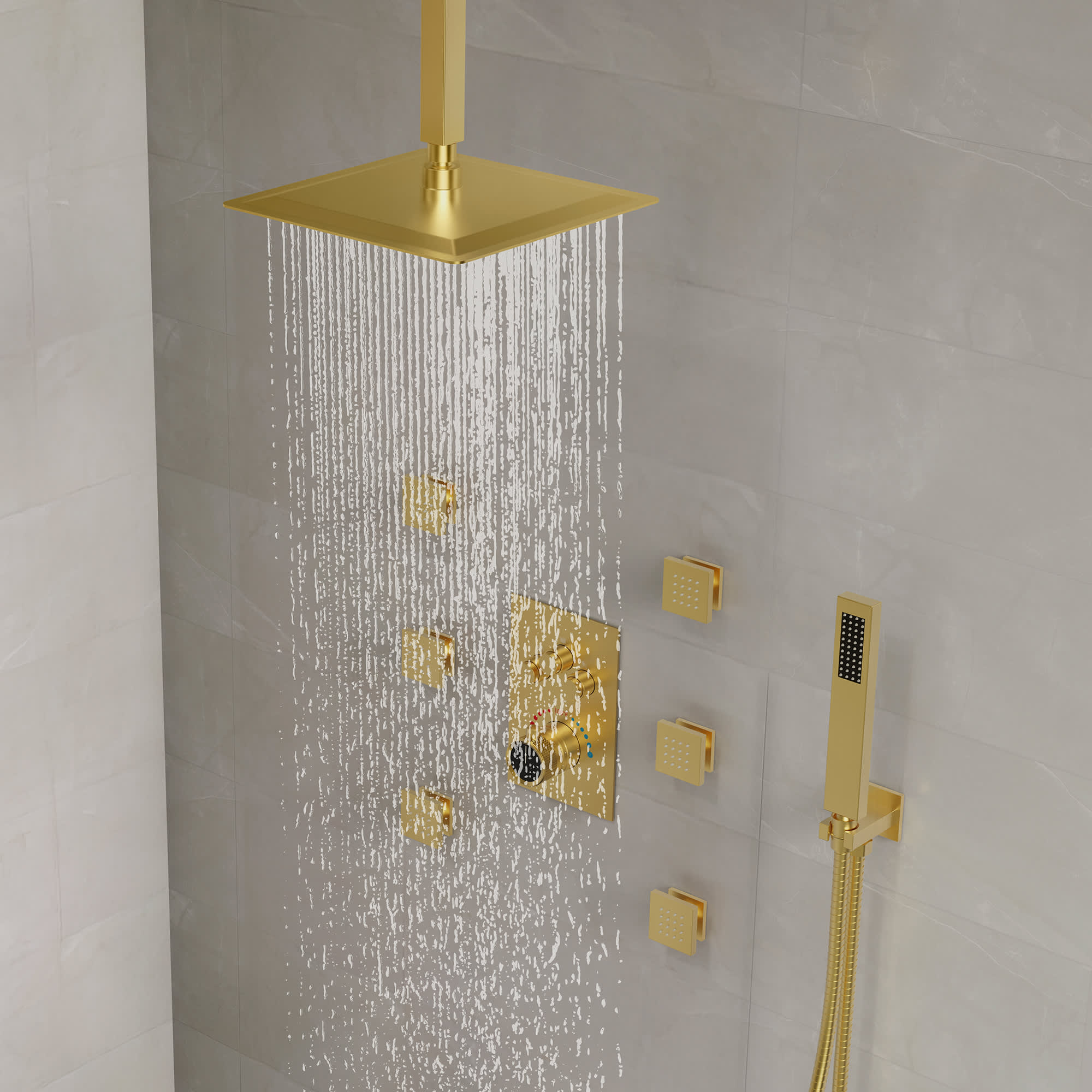 EVERSTEIN SFS1006-GD12 Tub-Shower-Faucets - View #14