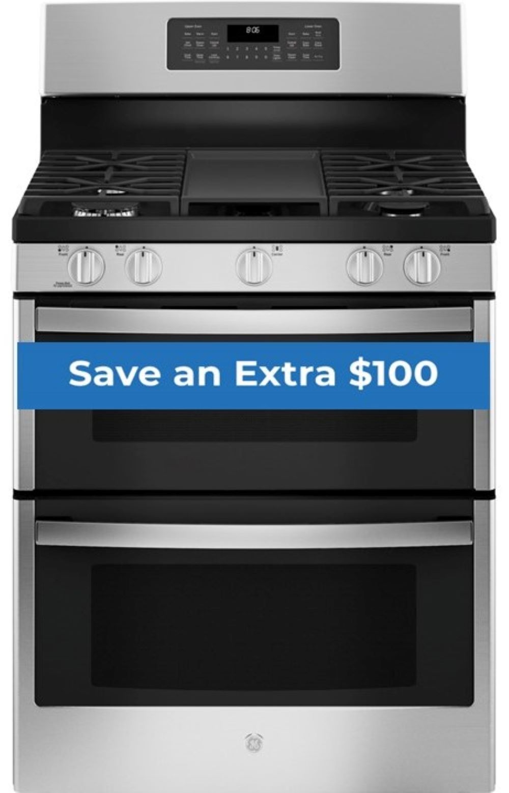 Thor Kitchen 48-in 7 Burners 4.6-cu ft / 2.2-cu ft Convection Oven