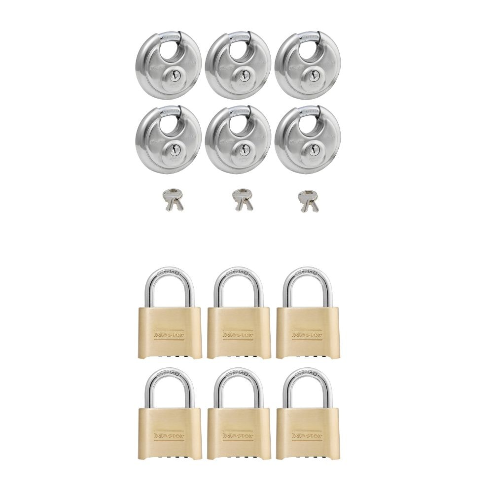 Master Lock  Keyed and Combination Lock PRO Pack Bundle