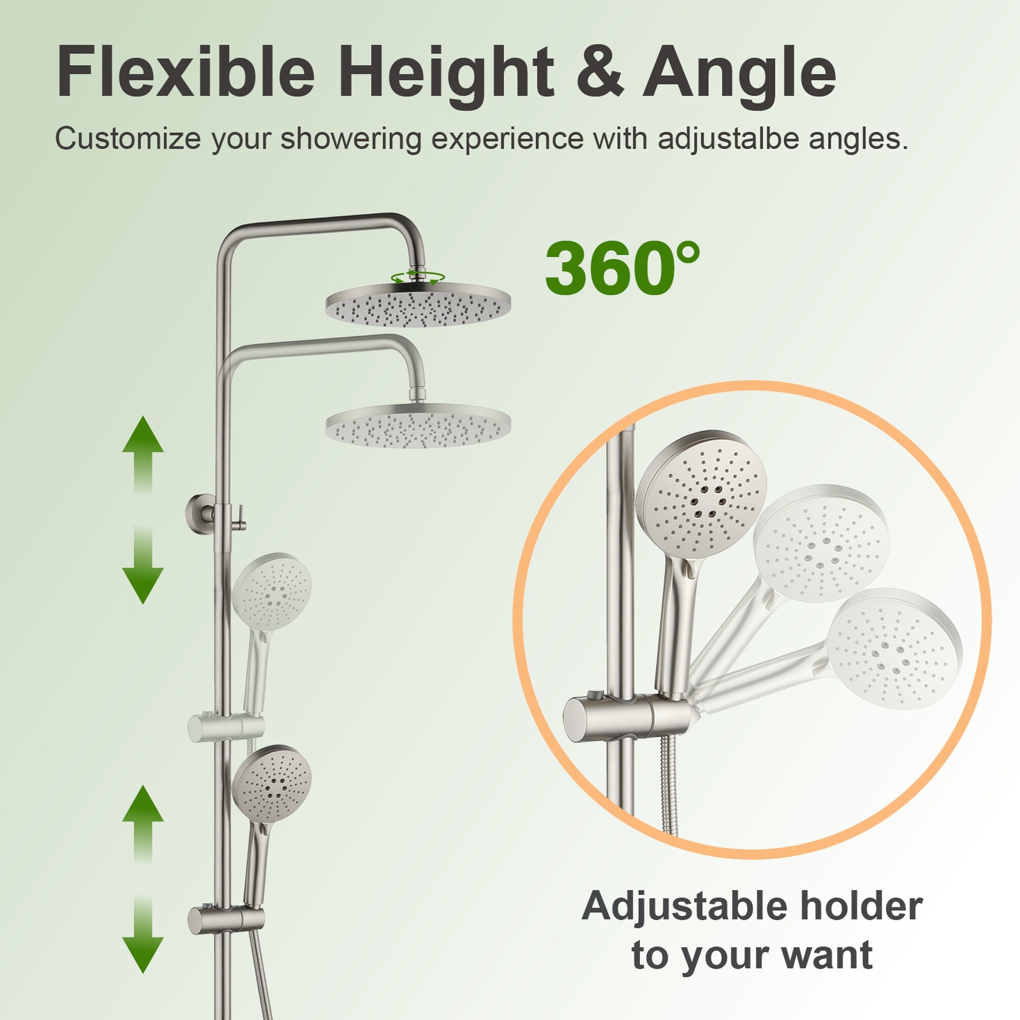 Boyel Living BLFA012BN Showerhead-Bar-Panels - View #10