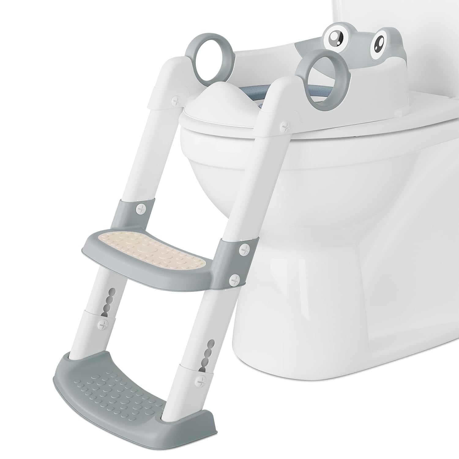 IdealHouse - Potty Training with Step Stool Ladder Toddler Kids Potty with Handles for Kids Boys ...